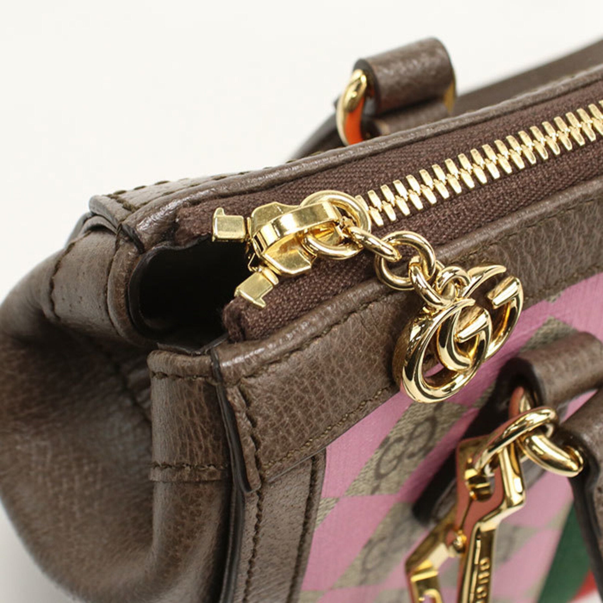 Gucci Beige Pvc Leather Handbag (Pre-Owned)