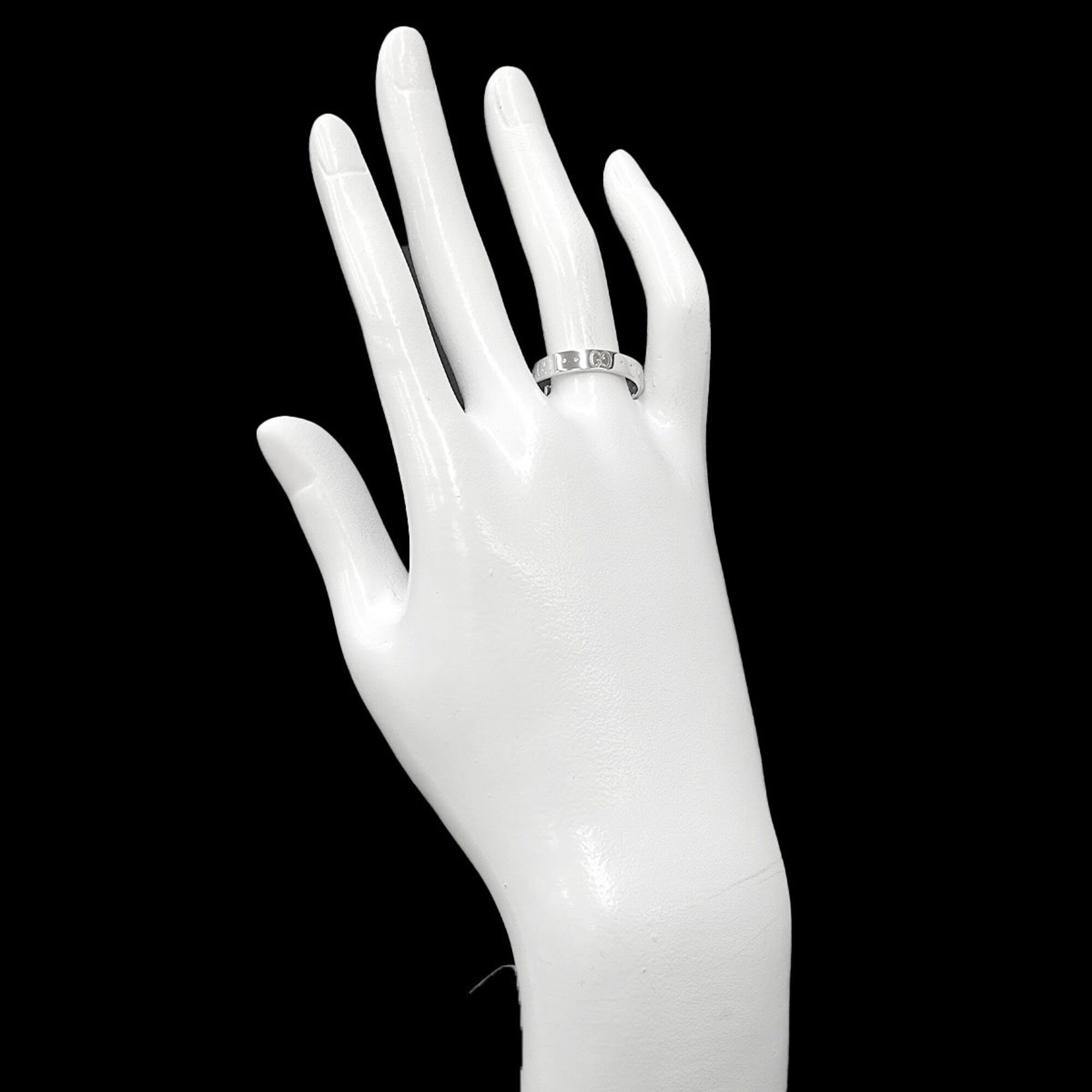 Gucci White Gold (18K) Band Ring (Pre-Owned)