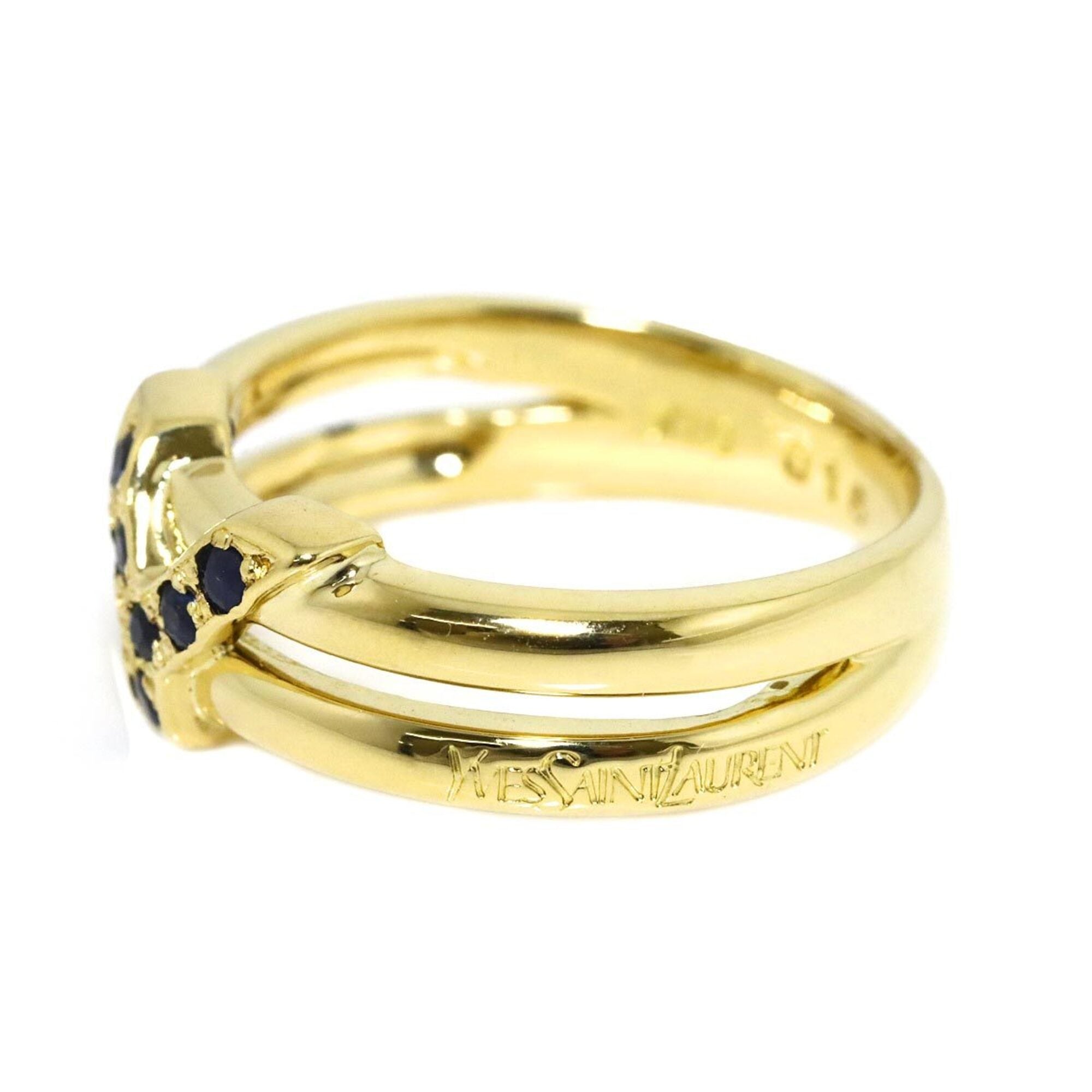 Yves Saint Laurent Yellow Gold (18K) Band Ring (Pre-Owned)