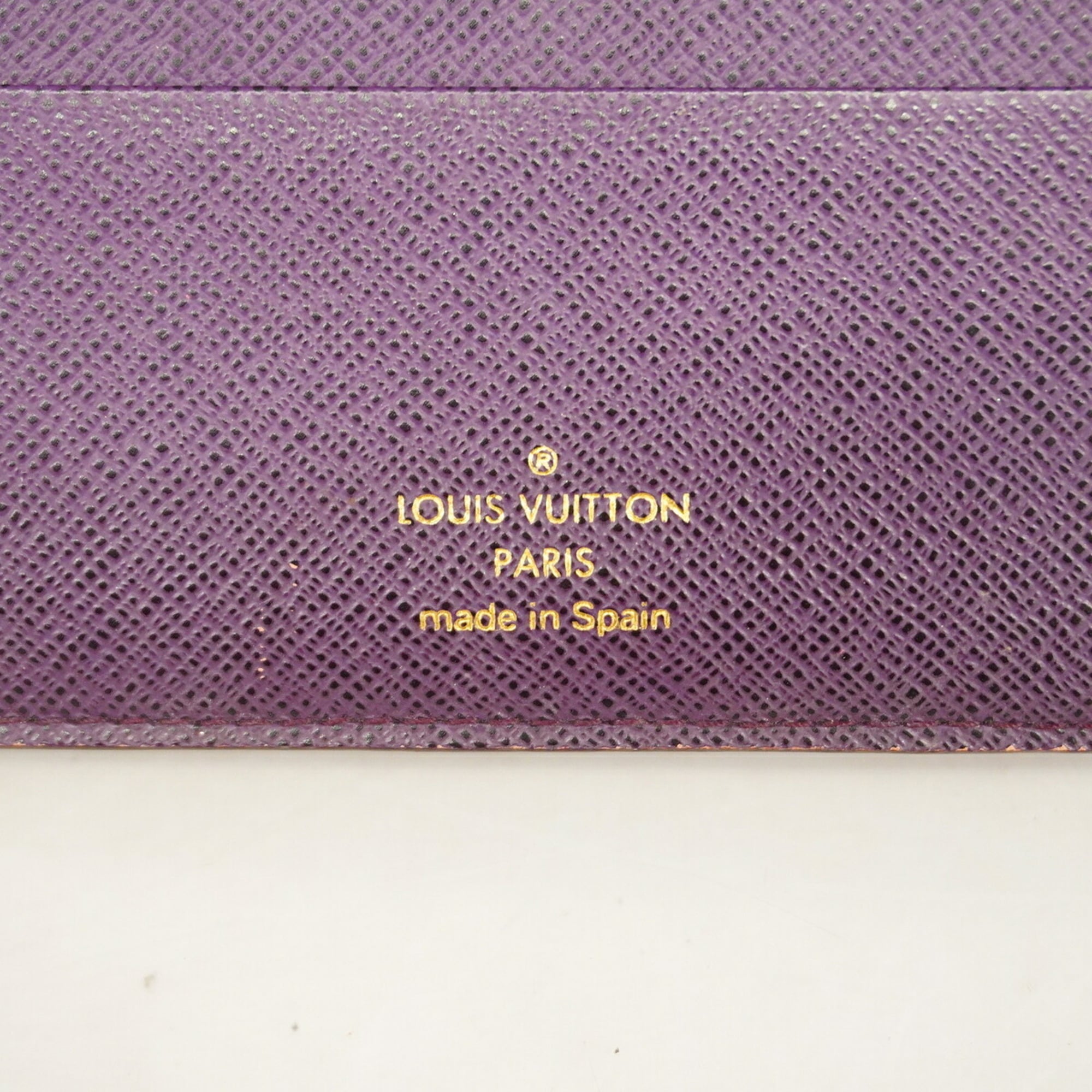 Louis Vuitton Violet Long Wallet (Bi-Fold) (Pre-Owned)