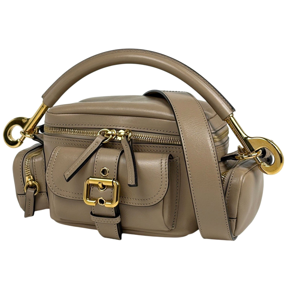Chloé Beige Leather Handbag (Pre-Owned)
