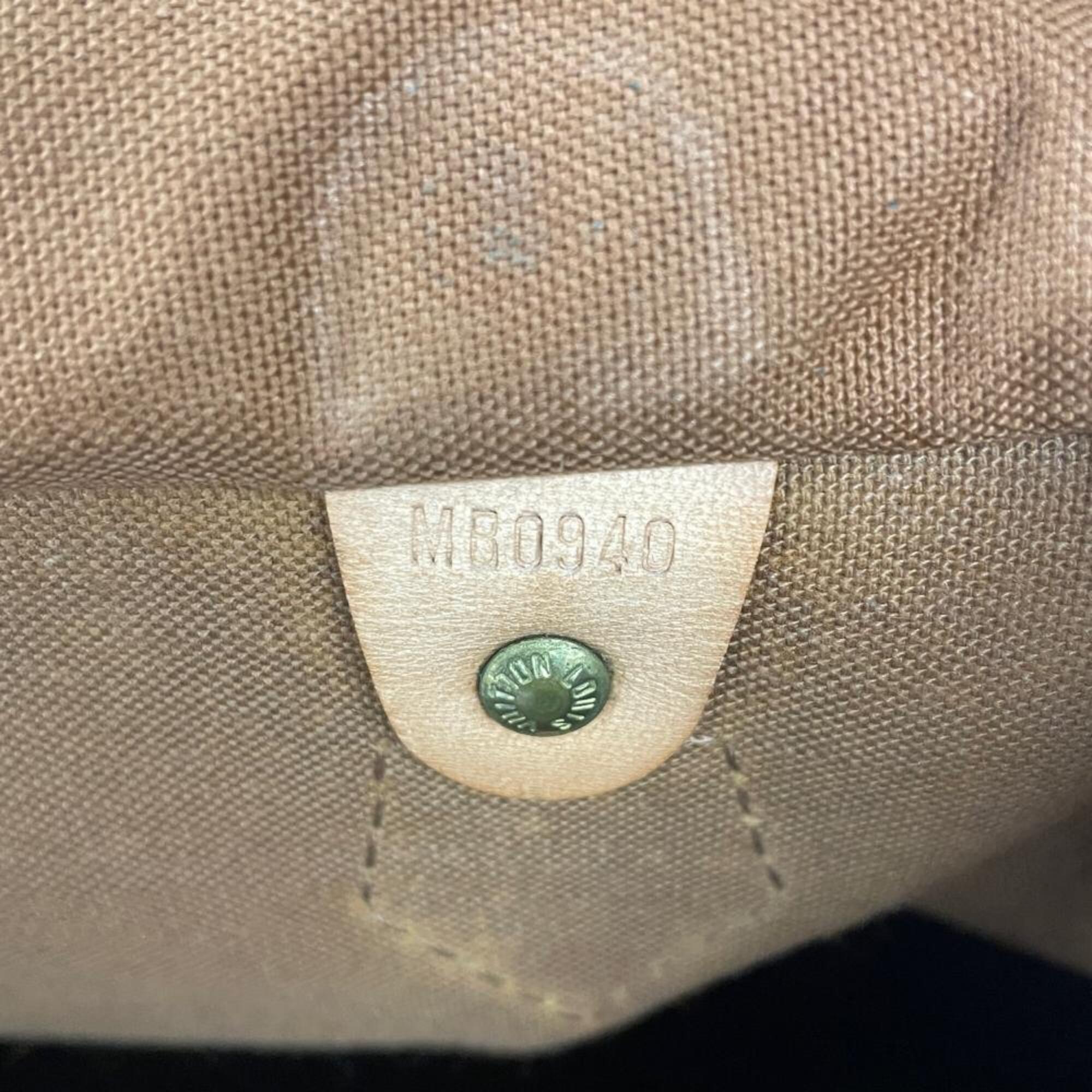 Louis Vuitton Brown Monogram Canvas Handbag (Pre-Owned)