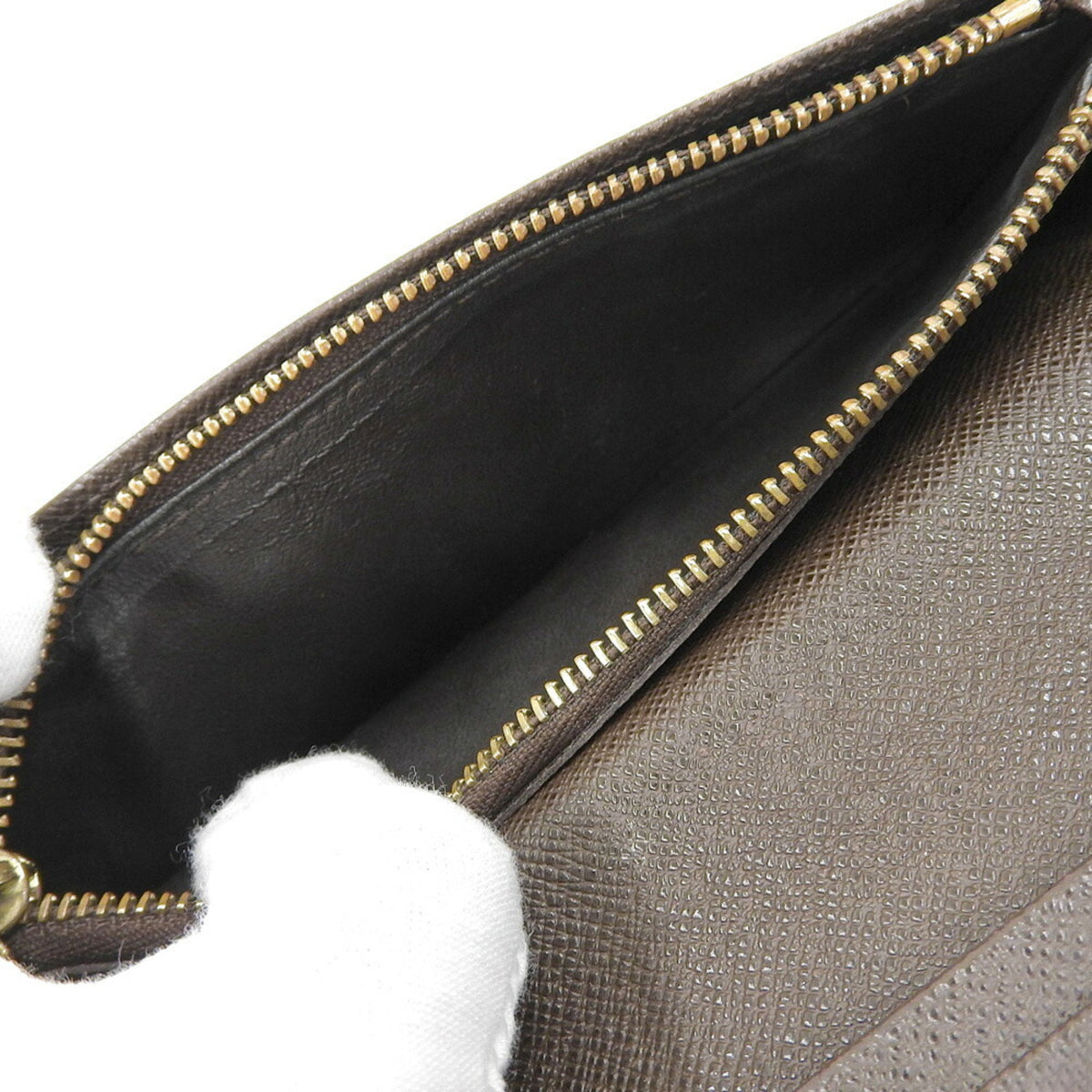 Louis Vuitton Ebene Pvc Long Wallet (Bi-Fold) (Pre-Owned)