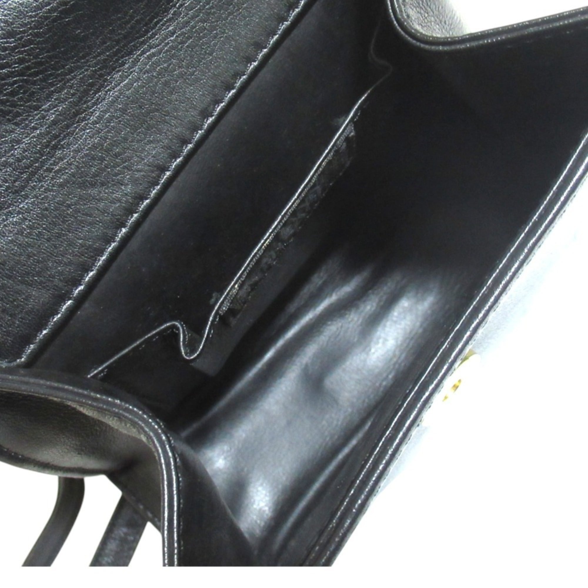 Versace Black Handbag Shoulder Bag (Pre-Owned)