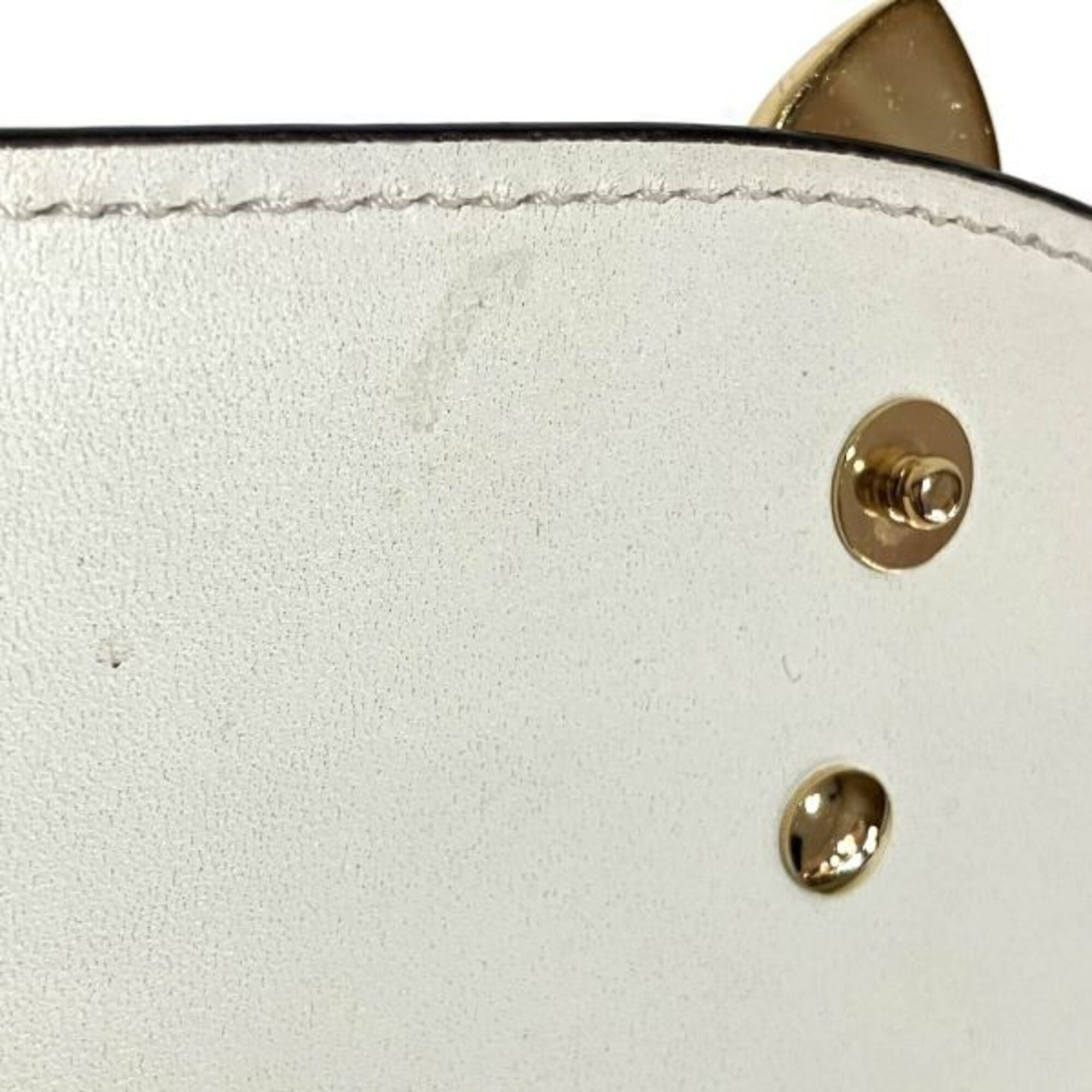 Gucci Ivory Canvas Leather Long Wallet (Bi-Fold) (Pre-Owned)