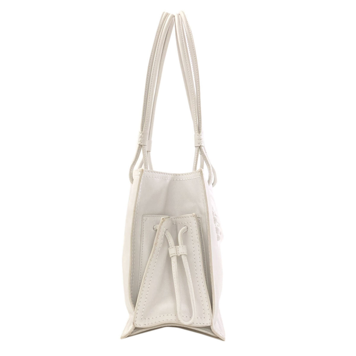 Loewe White Leather Tote Bag (Pre-Owned)