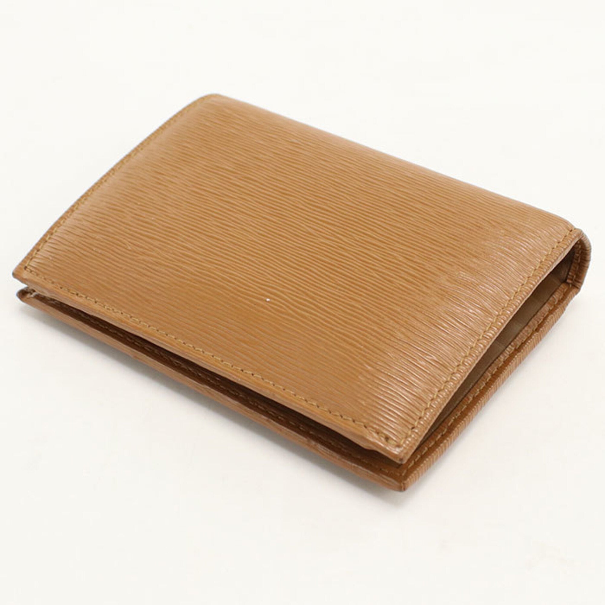 Prada Brown Leather Wallet (Bi-Fold) (Pre-Owned)