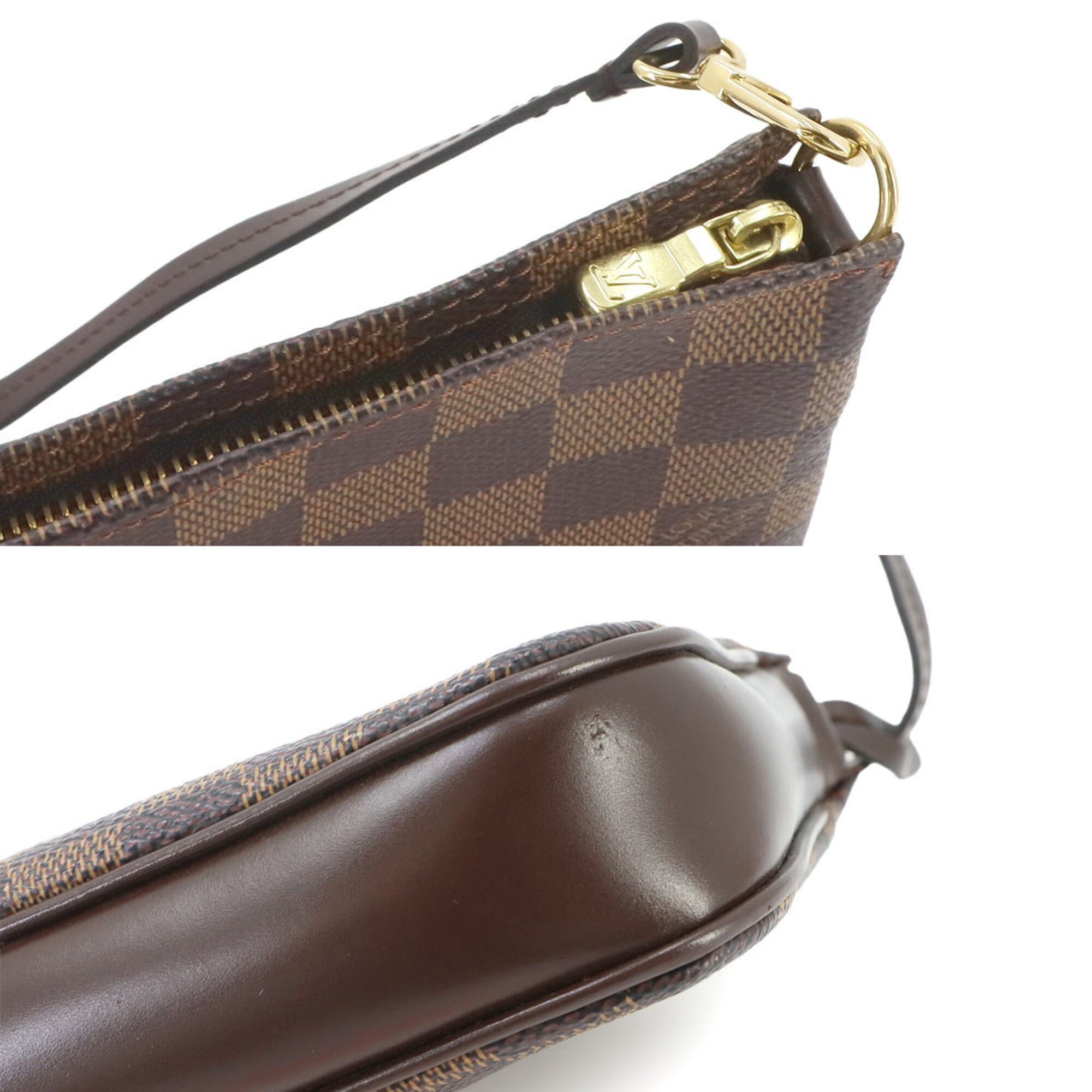 Louis Vuitton Damier Canvas Ebene Damier Canvas Handbag (Pre-Owned)