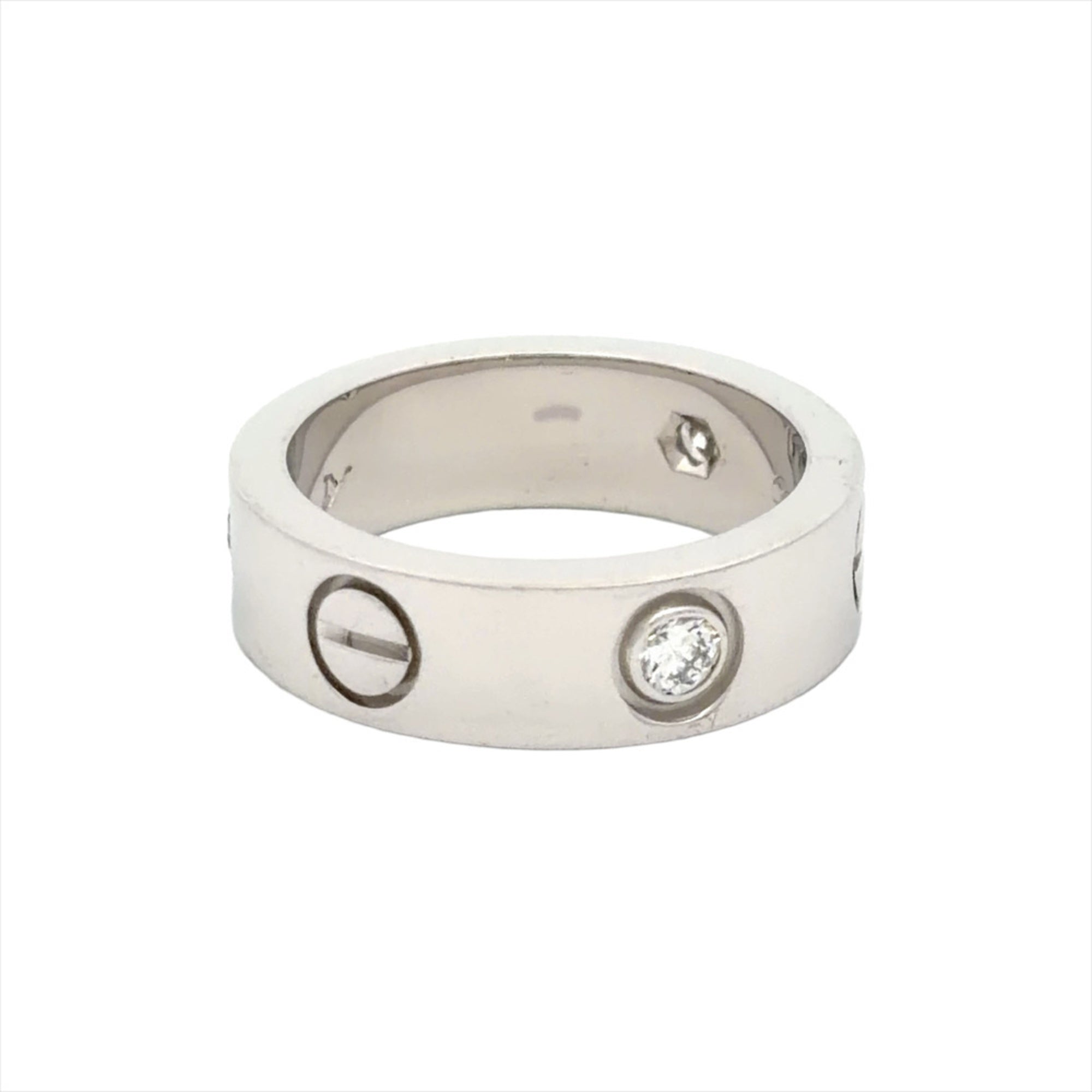 Cartier Love White Gold (18K) Band Ring (Pre-Owned)