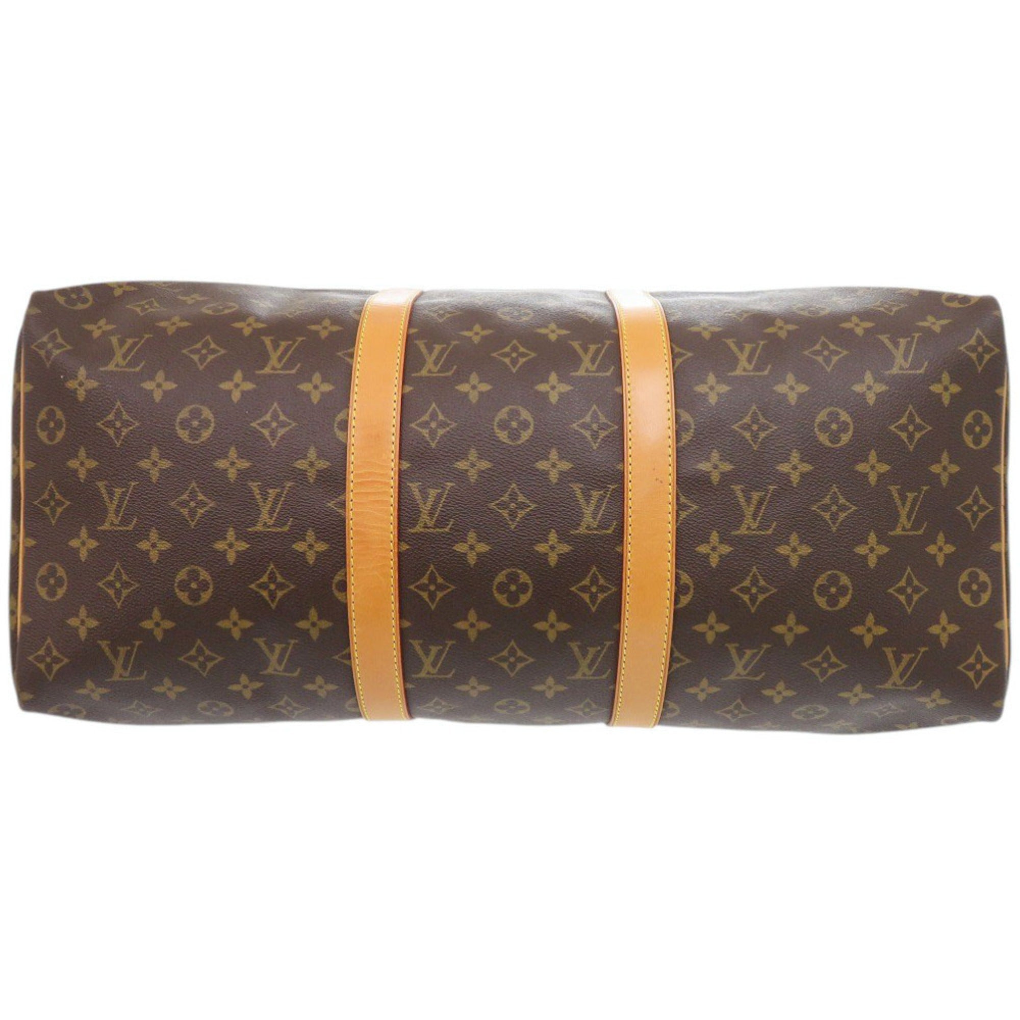 Louis Vuitton Monogram Brown Monogram Canvas Boston Bag (Pre-Owned)