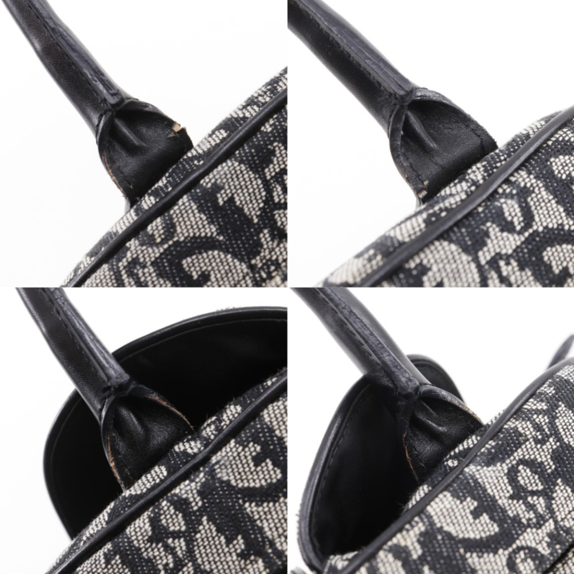 Christian Dior Trotter Navy Trotter Handbag Saddle Bag (Pre-Owned)