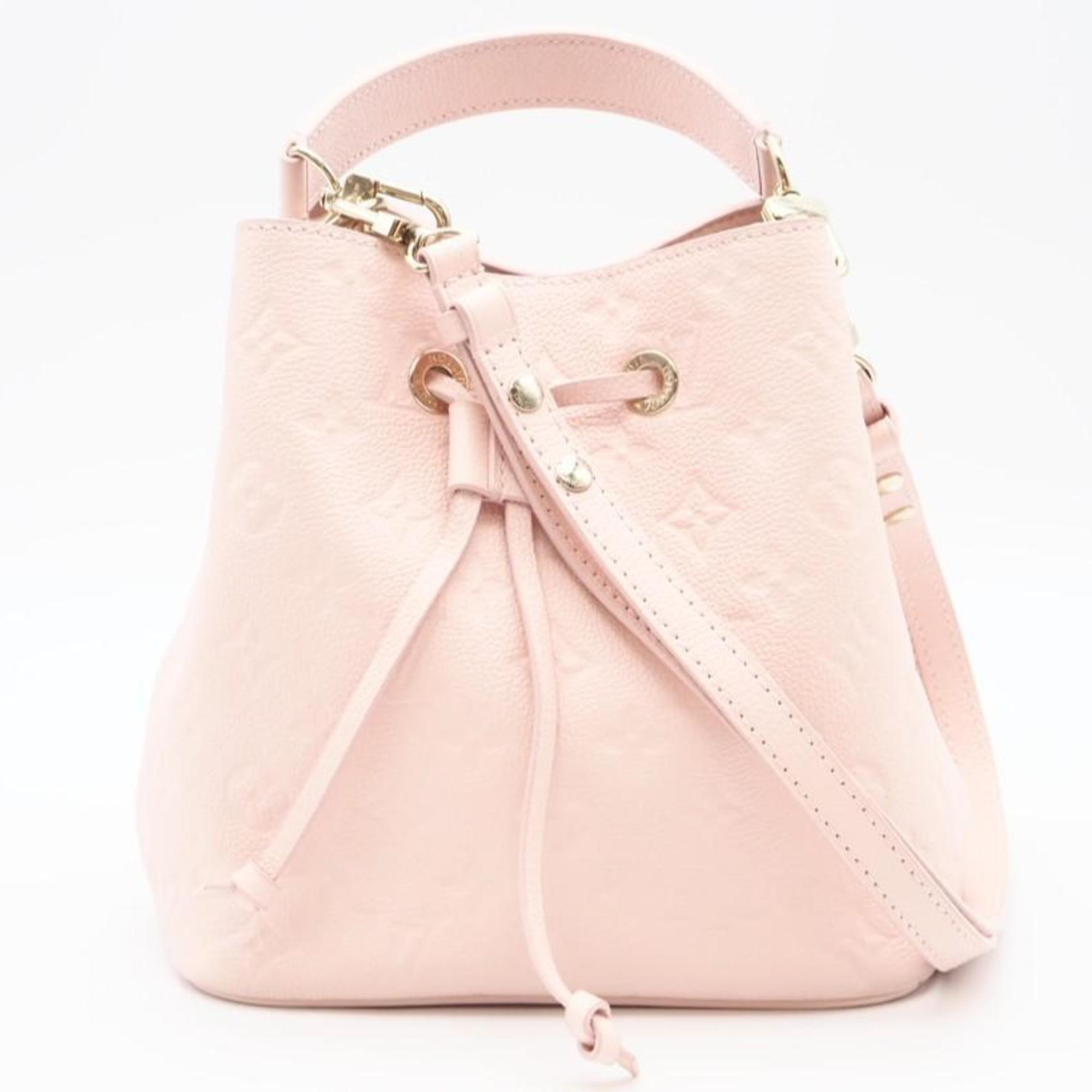 Louis Vuitton Opal Pink Leather Shoulder Bag (Pre-Owned)