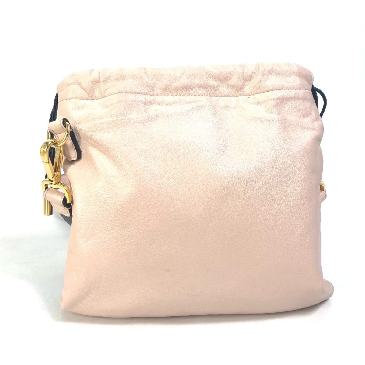 Fendi Pink Leather Shoulder Bag (Pre-Owned)