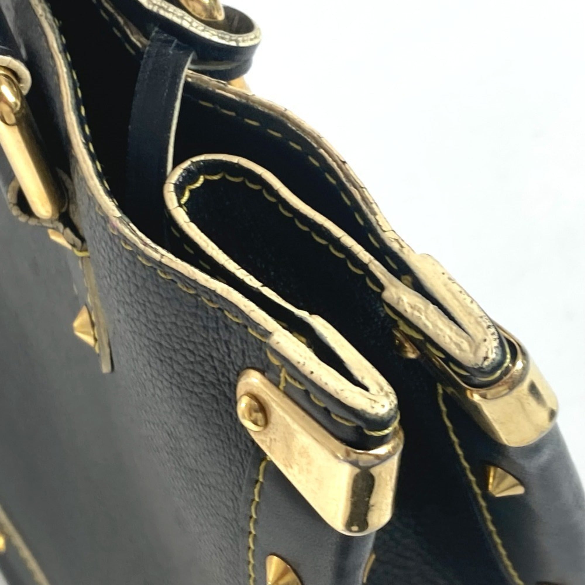 Louis Vuitton Suhali Black Suhali Leather Shoulder Bag Tote Bag (Pre-Owned)