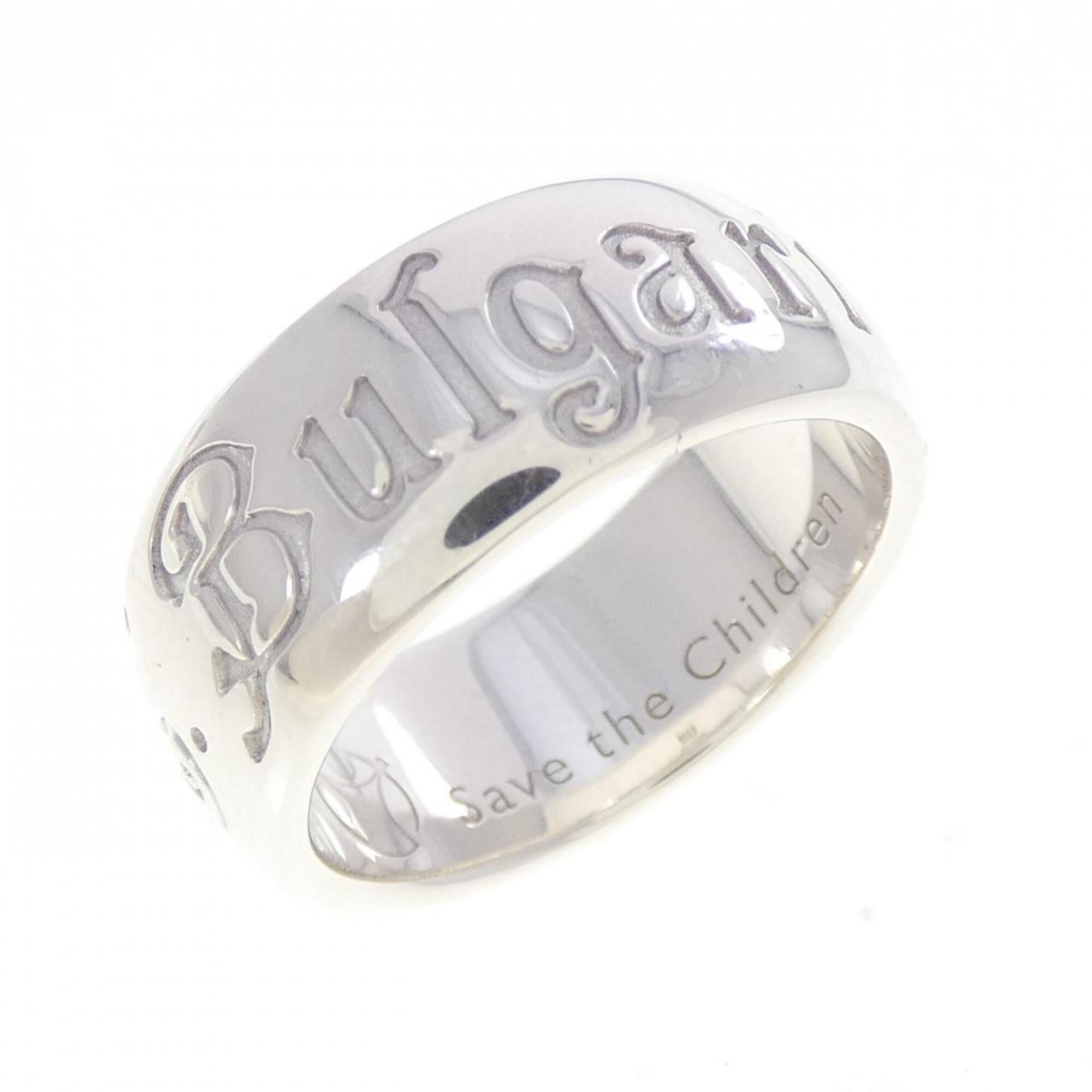 Bvlgari Silver 925 Band Ring (Pre-Owned)