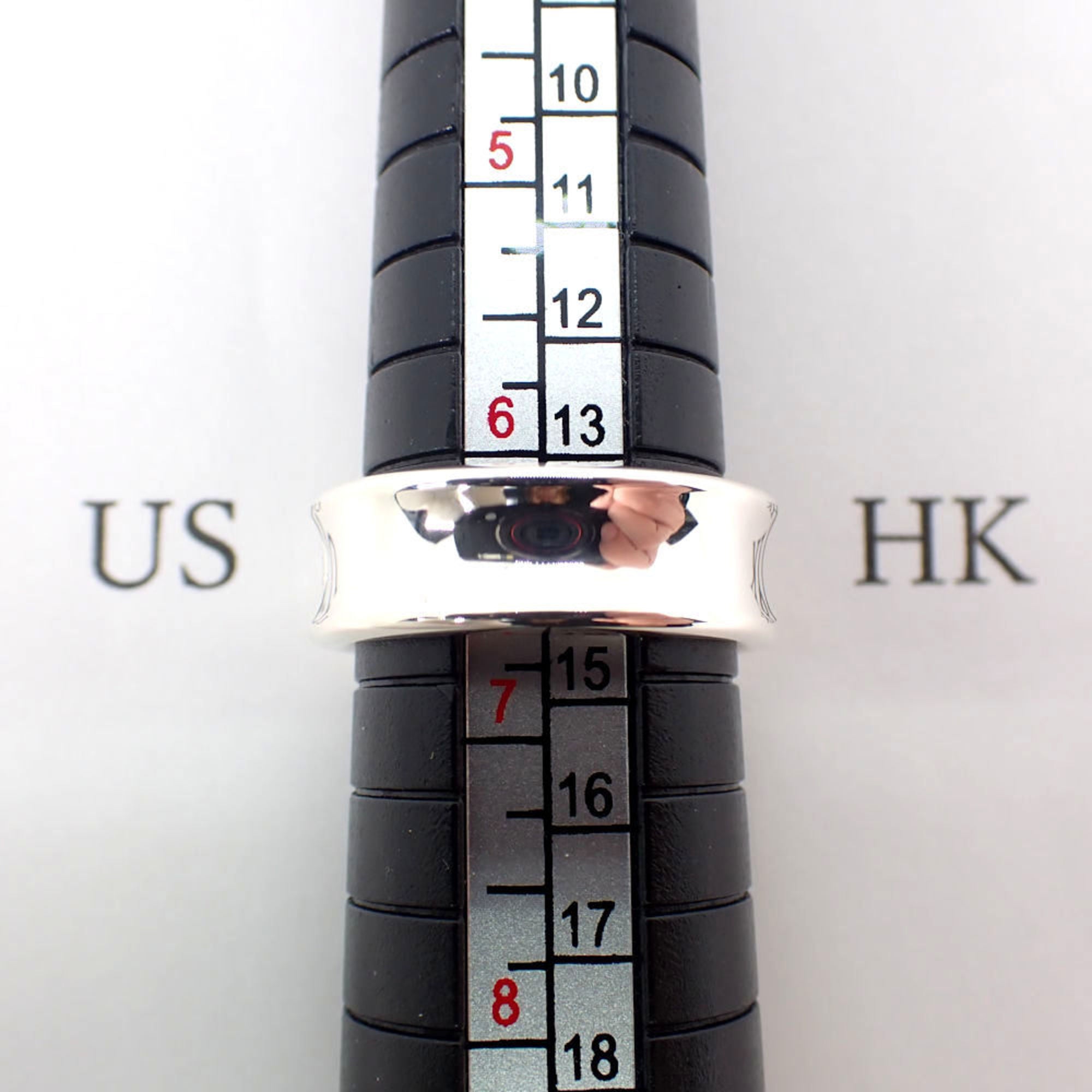 Tiffany Sterling Silver 925 Band Ring (Pre-Owned)