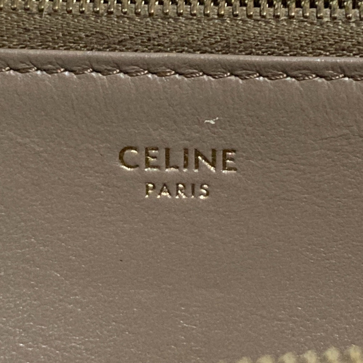 Celine Beige Long Wallet (Bi-Fold) (Pre-Owned)