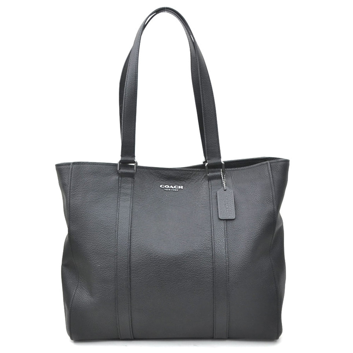 Coach Black Leather Shoulder Bag (Pre-Owned)