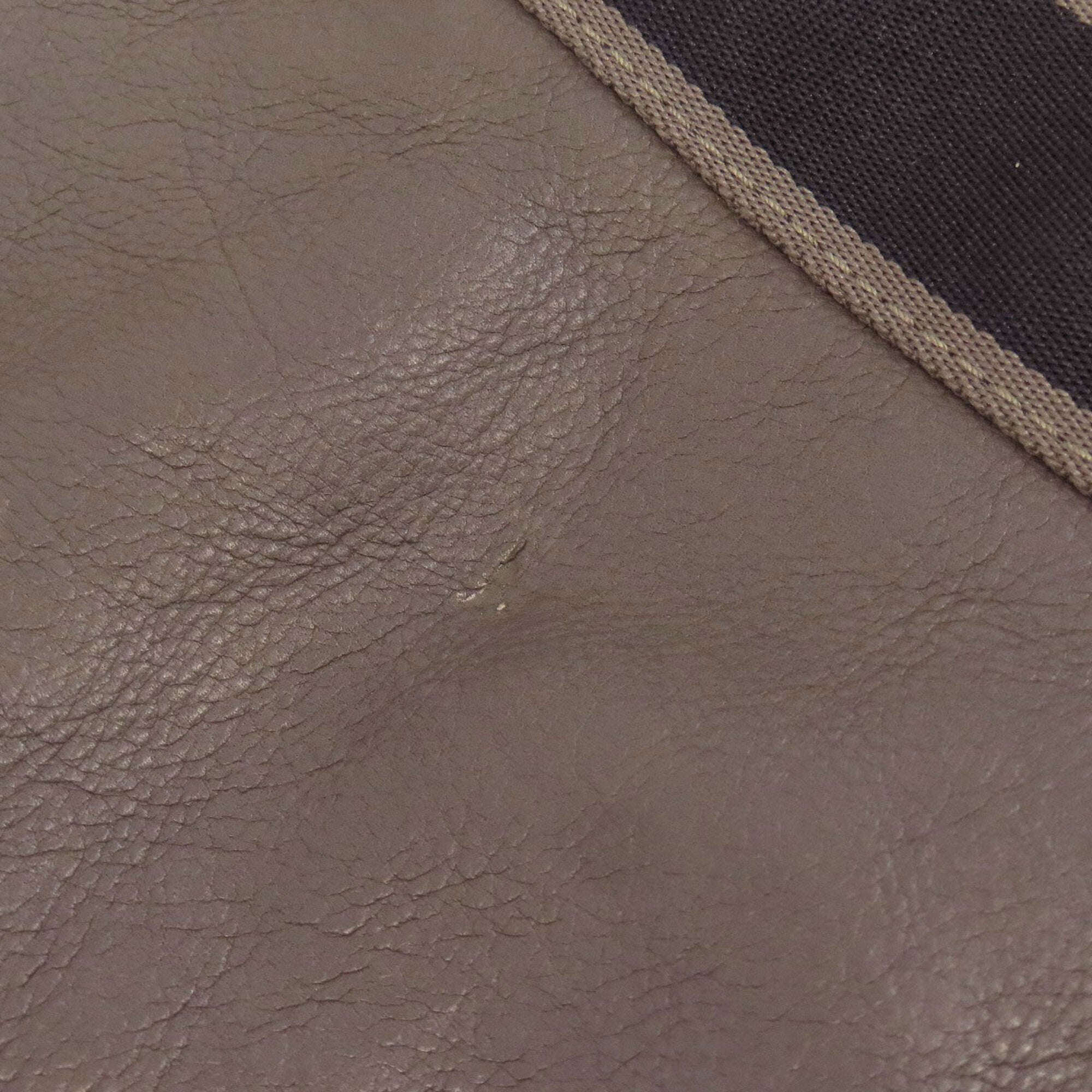 Coach Khaki Brown Leather Handbag (Pre-Owned)