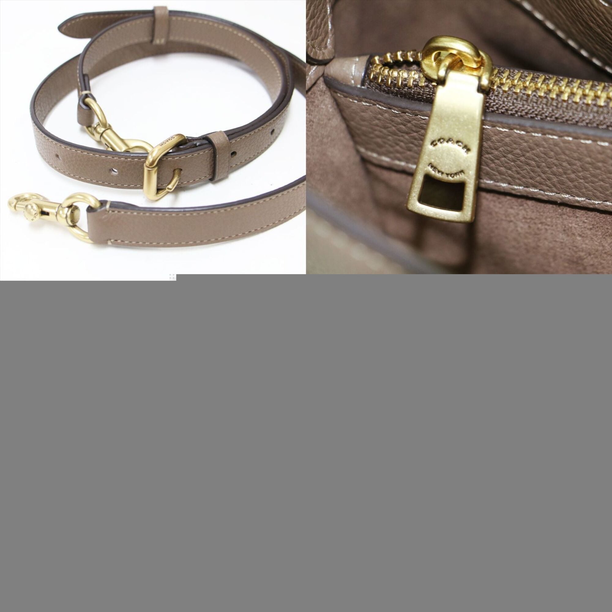 Coach Brown Leather Shoulder Bag (Pre-Owned)