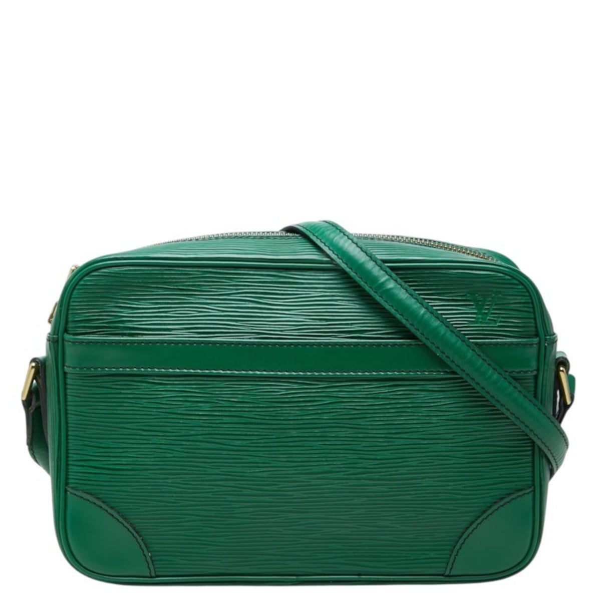 Louis Vuitton Green Leather Shoulder Bag (Pre-Owned)