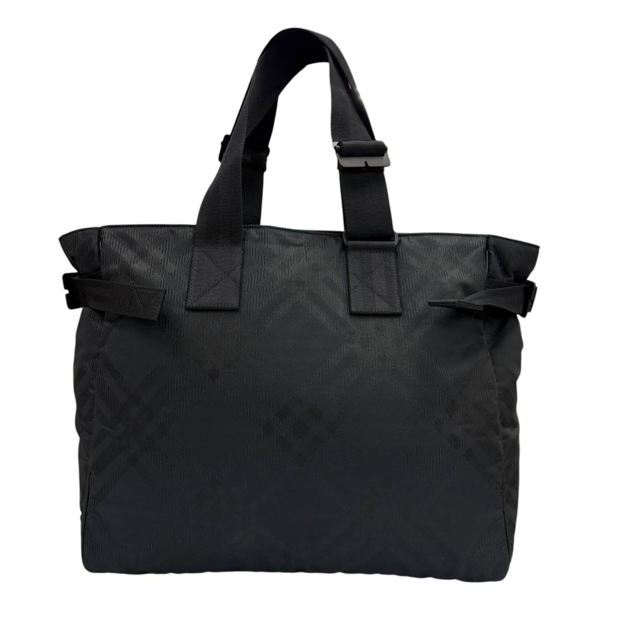 Burberry Black Nylon Tote Bag (Pre-Owned)