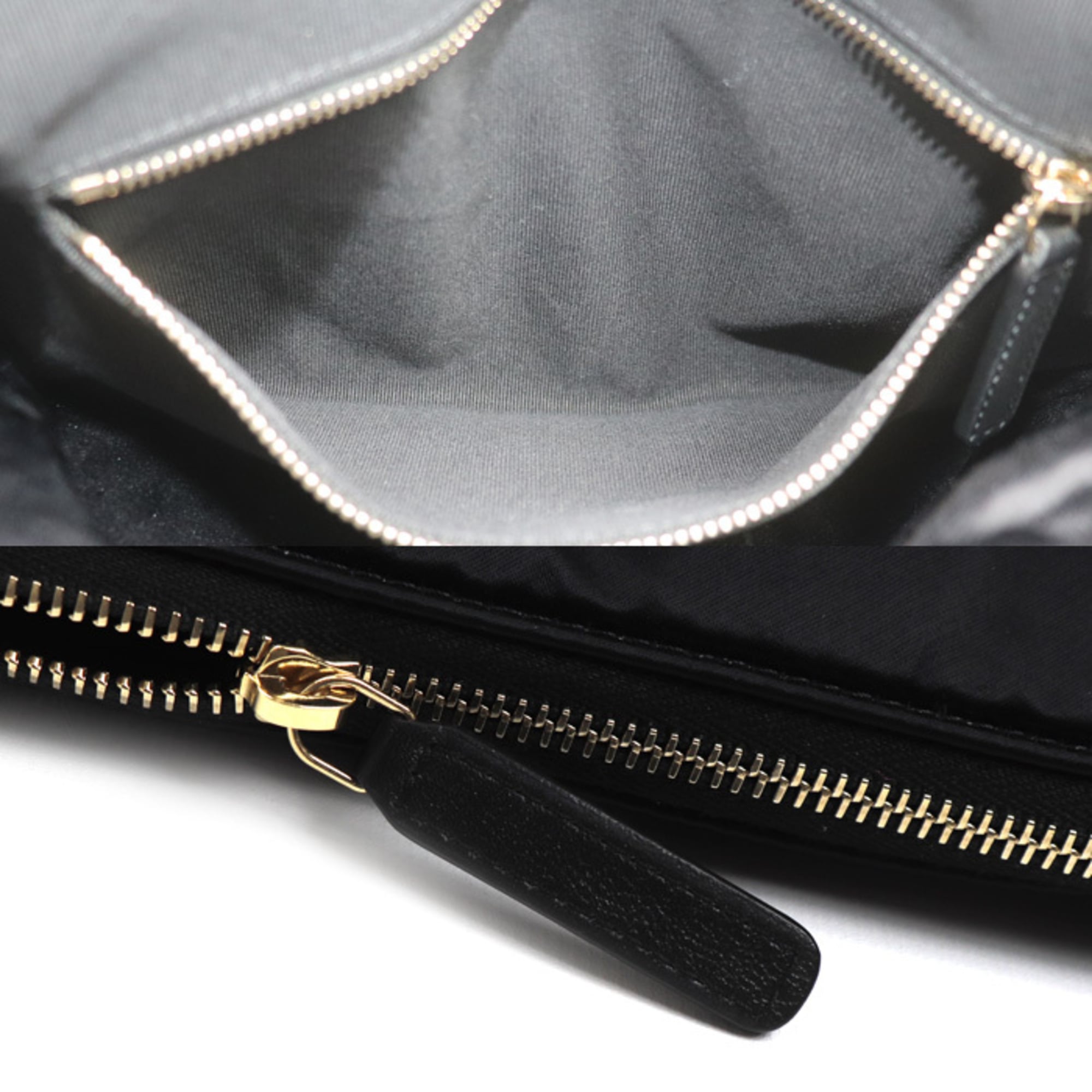 Chanel Black Nylon Pouch Tote Bag (Pre-Owned)