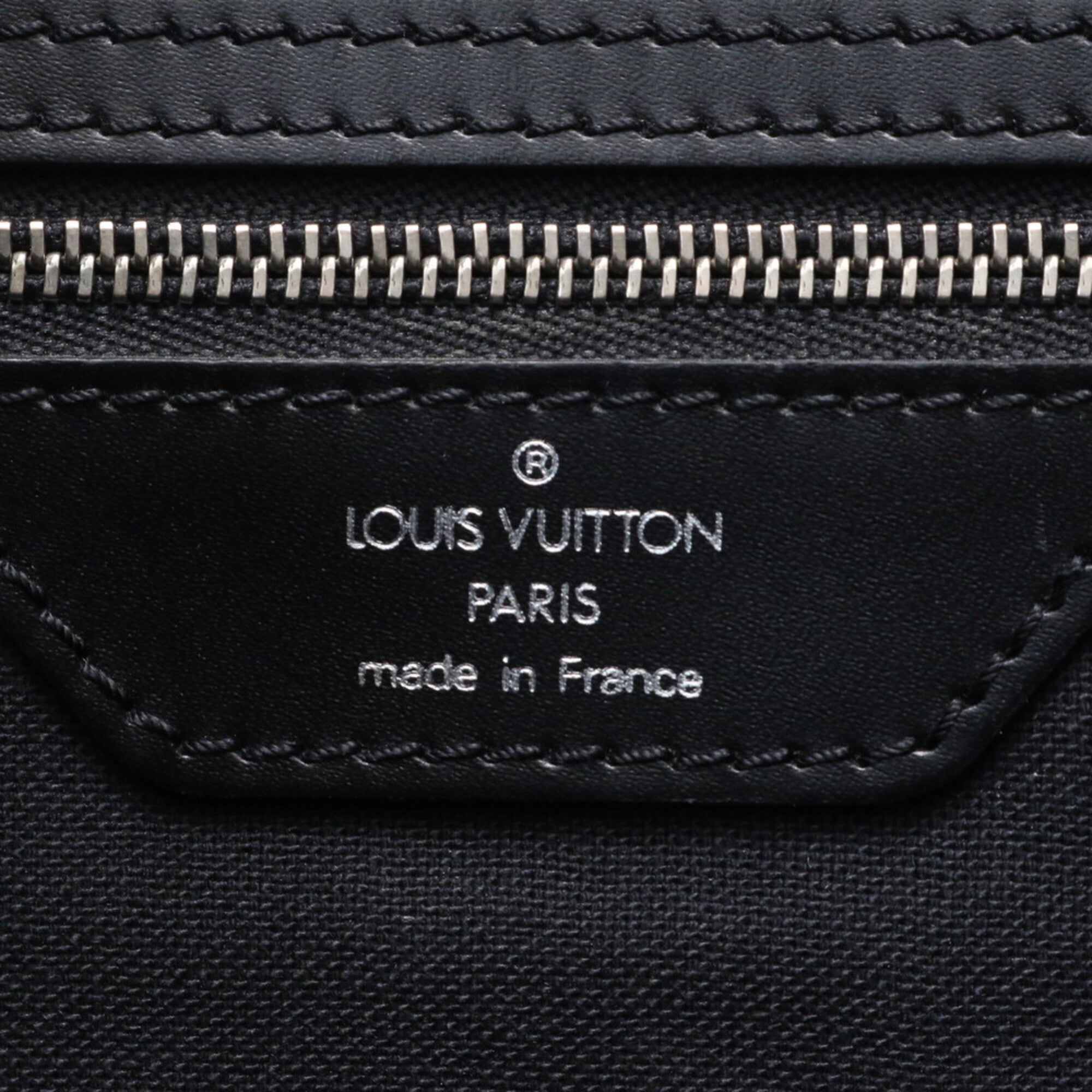 Louis Vuitton Ardoise Leather Backpack Shoulder Bag (Pre-Owned)