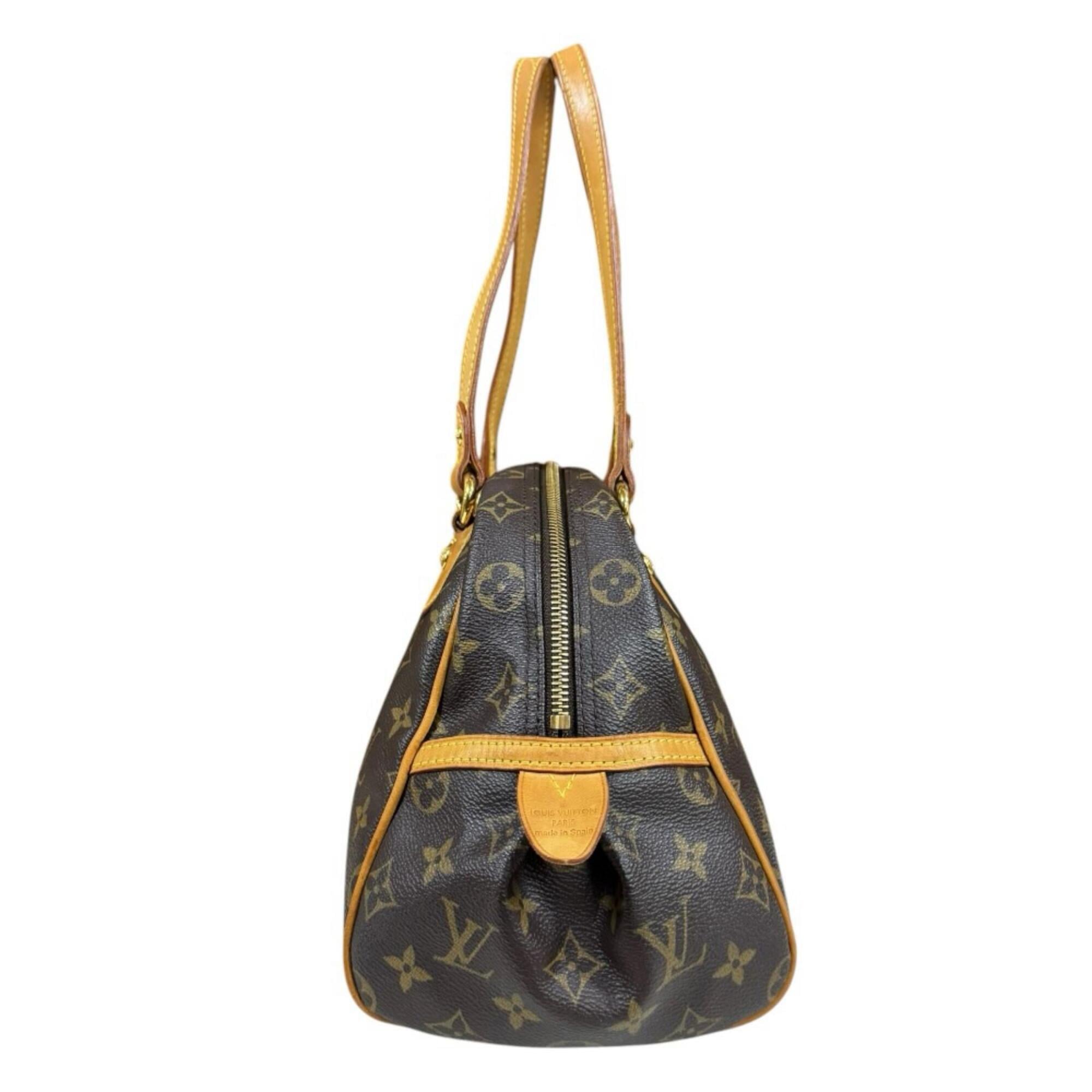 Louis Vuitton Brown Monogram Canvas Shoulder Bag (Pre-Owned)