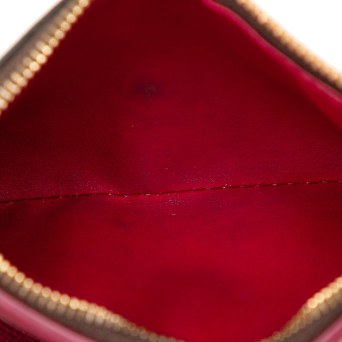 Louis Vuitton Brown Fuchsia Pvc Leather Wallet (Tri-Fold) (Pre-Owned)