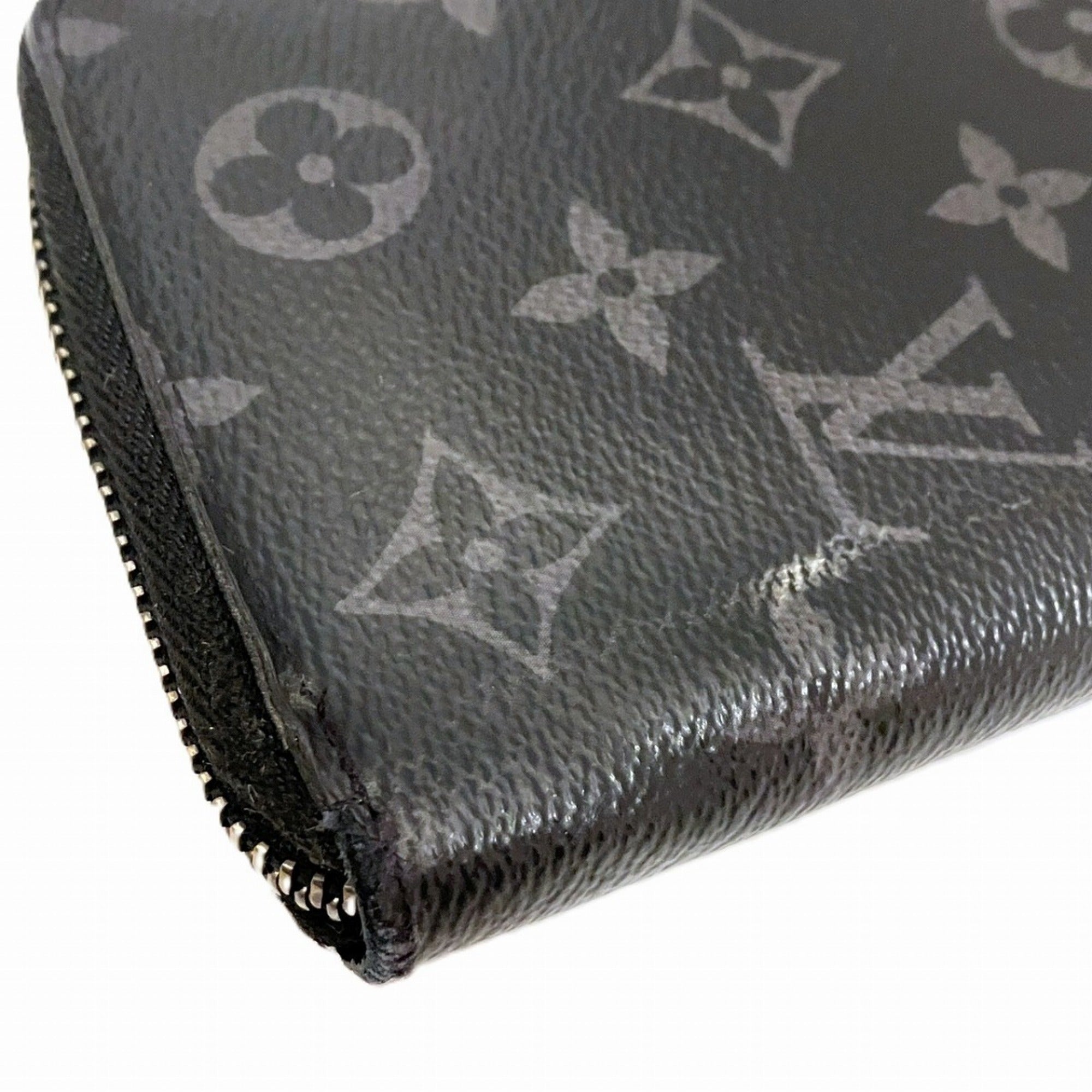Louis Vuitton Black Monogram Eclipse Long Wallet (Bi-Fold) (Pre-Owned)