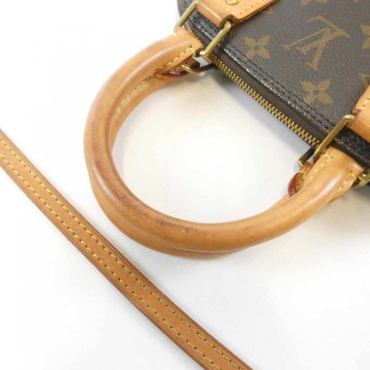 Louis Vuitton Marron Coated Canvas Handbag (Pre-Owned)