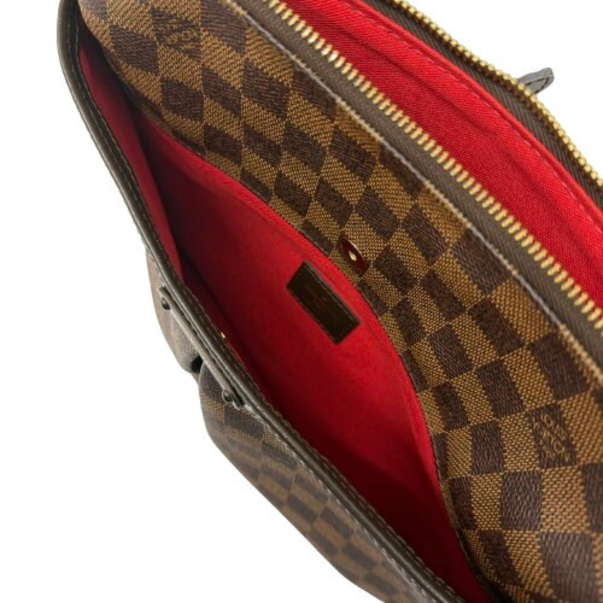 Louis Vuitton Brown Coated Canvas Shoulder Bag (Pre-Owned)