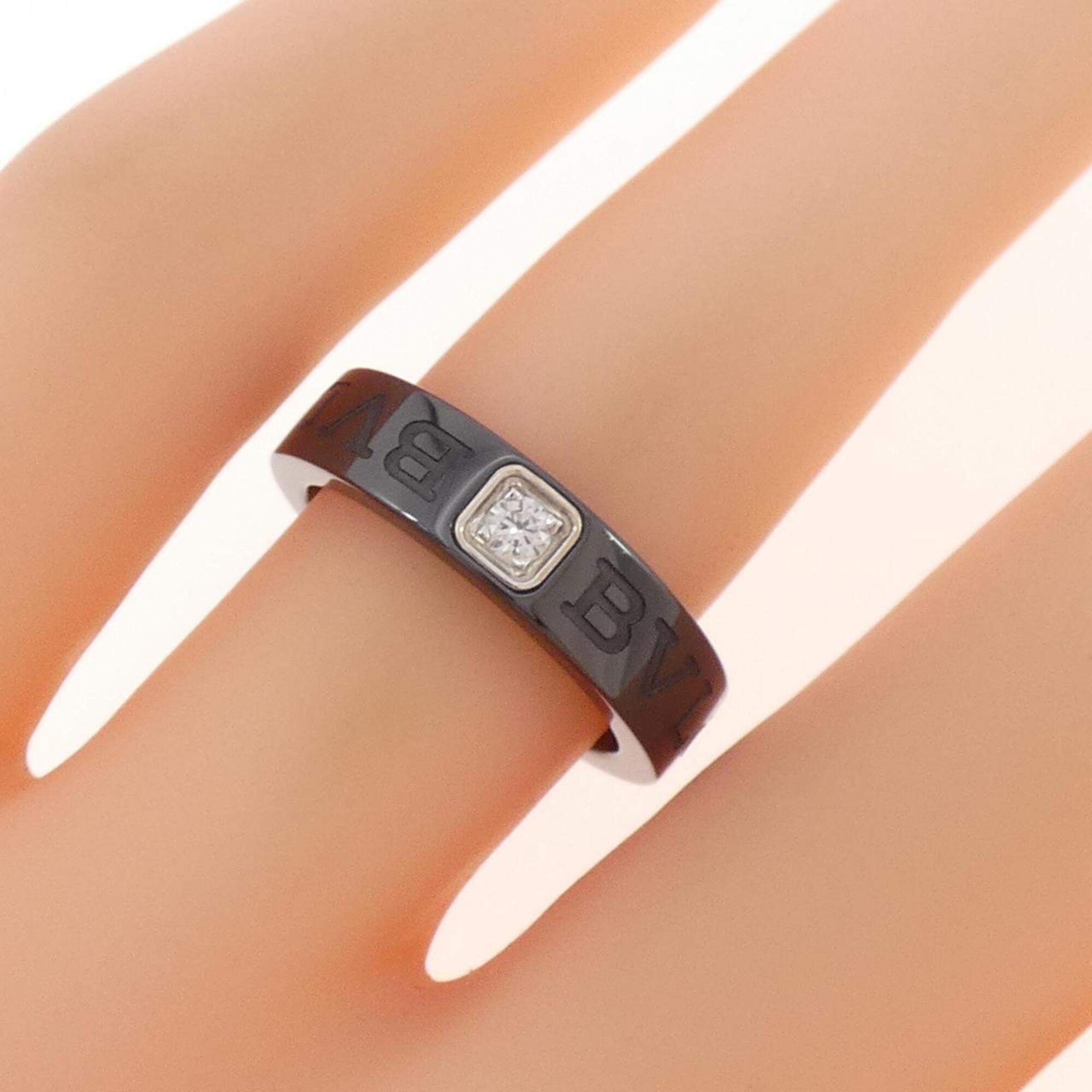 Bvlgari White Gold (18K) Ceramic Band Ring (Pre-Owned)