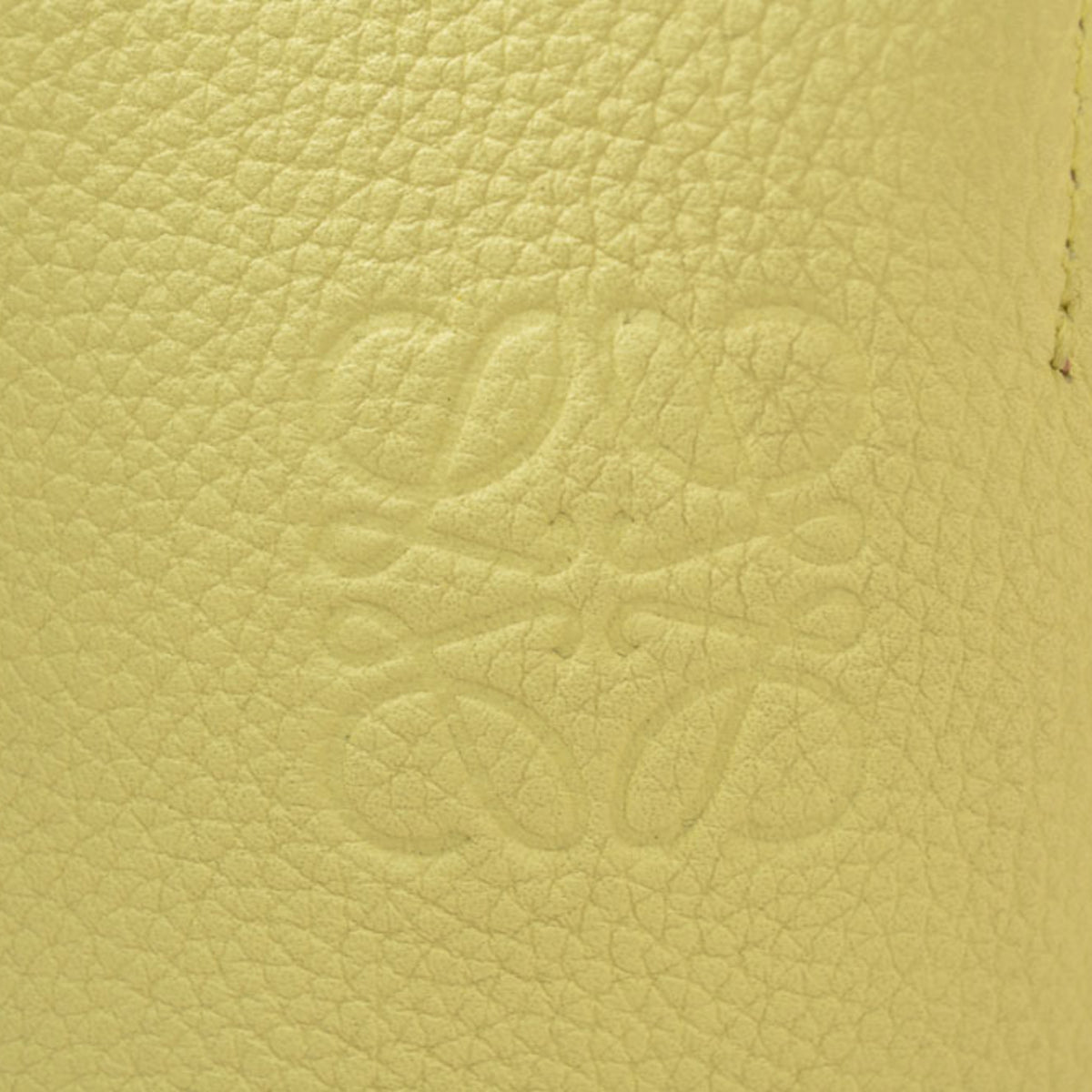 Loewe Brown Yellow Leather Shoulder Bag (Pre-Owned)