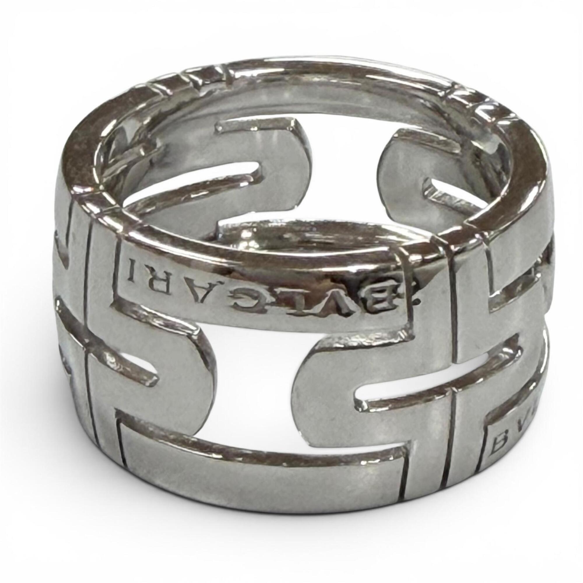 Bvlgari Silver Band Ring (Pre-Owned)
