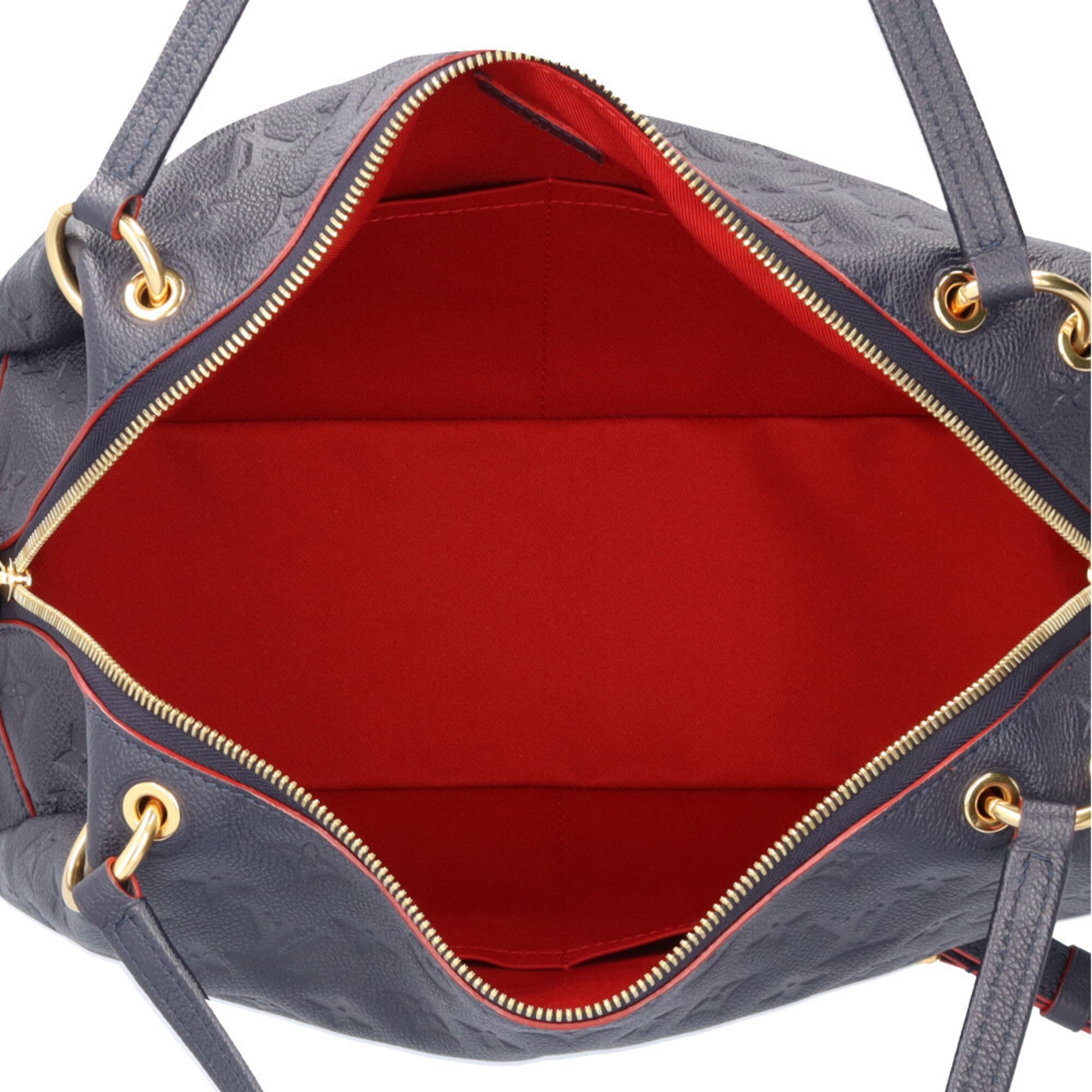 Louis Vuitton Navy Or Red Color Monogram Empreinte Shoulder Bag (Pre-Owned)