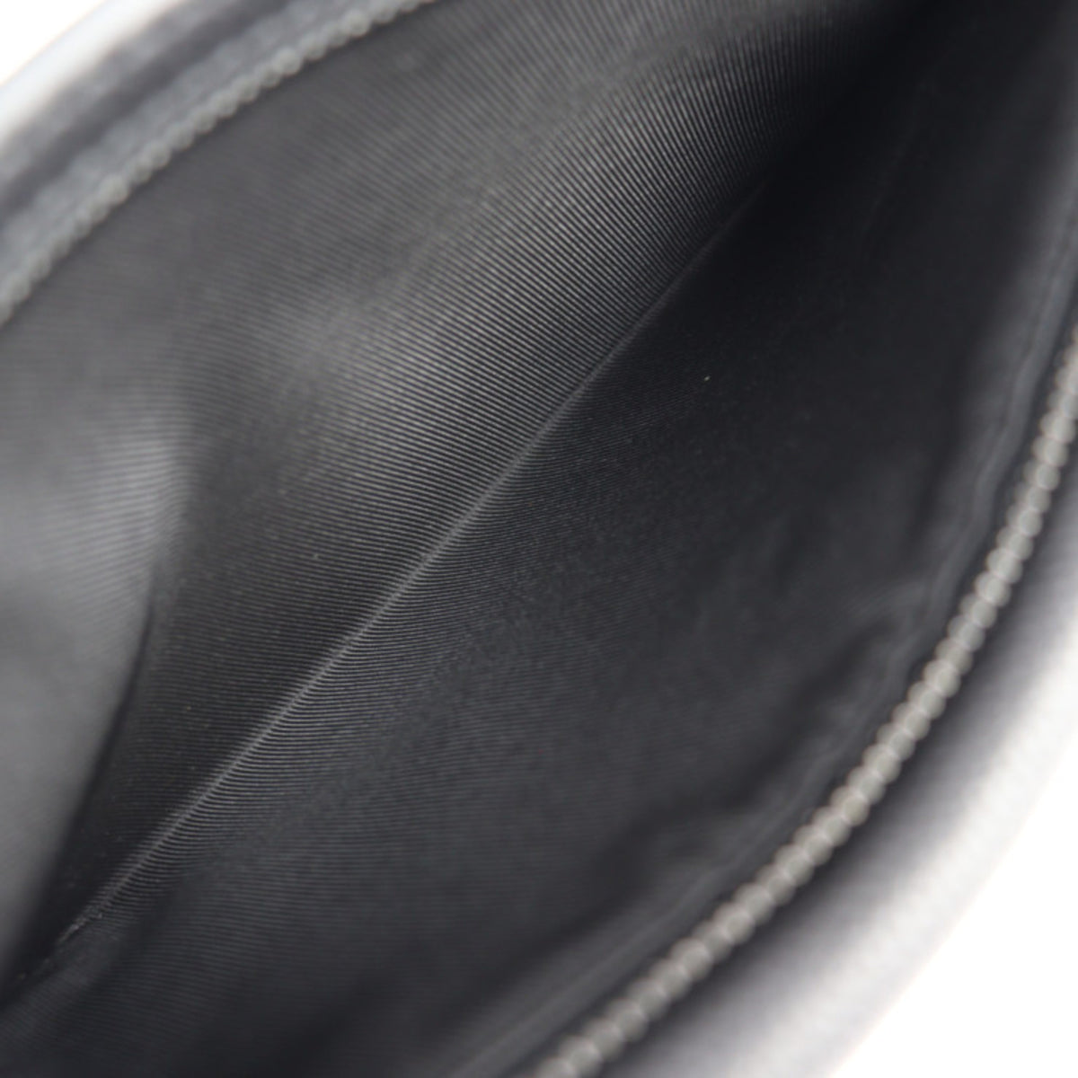 Louis Vuitton Black Noir Leather Pouch Sling Bag (Pre-Owned)