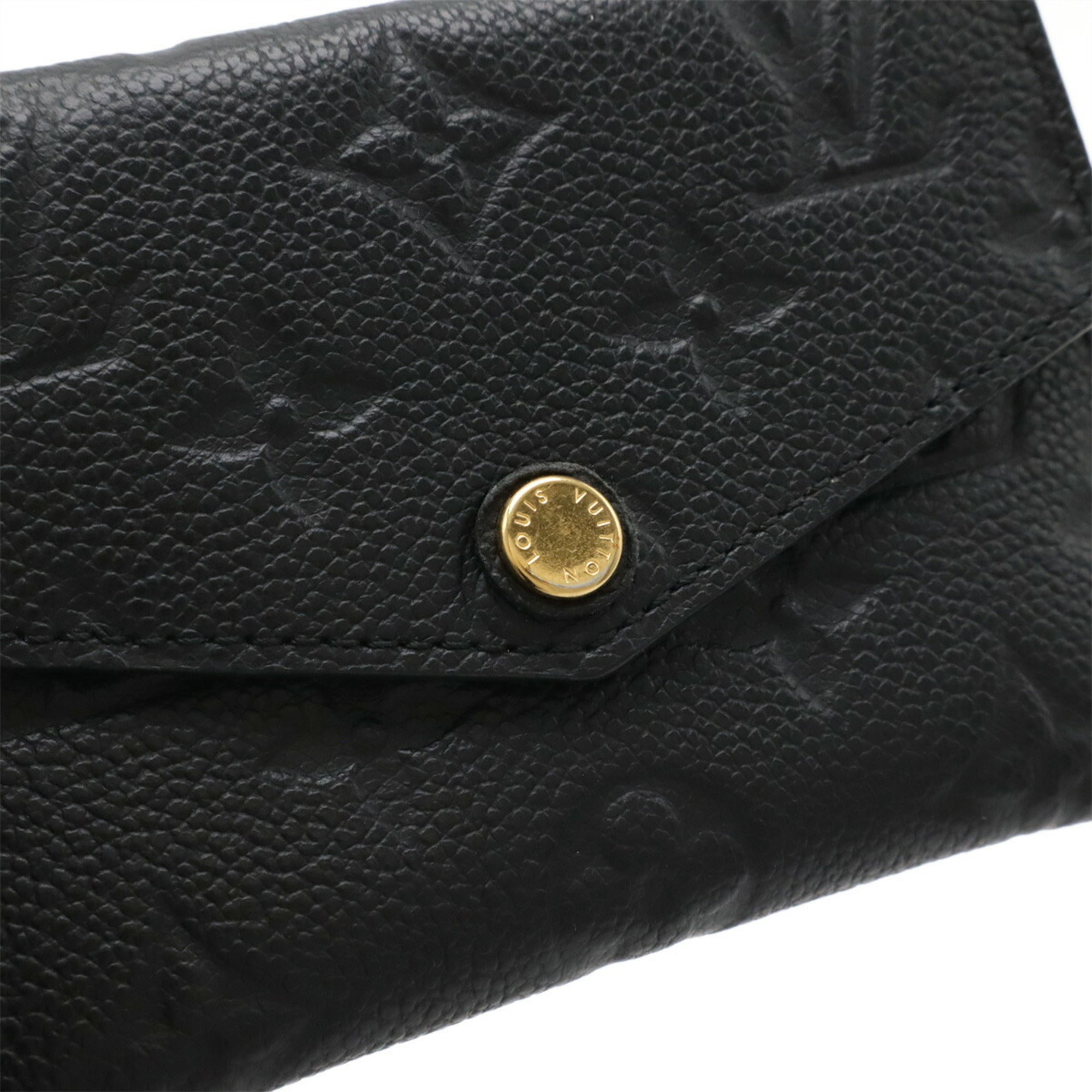 Louis Vuitton Monogram Empreinte Black Noir Monogram Empreinte Coin Purse/Coin Case (Pre-Owned)