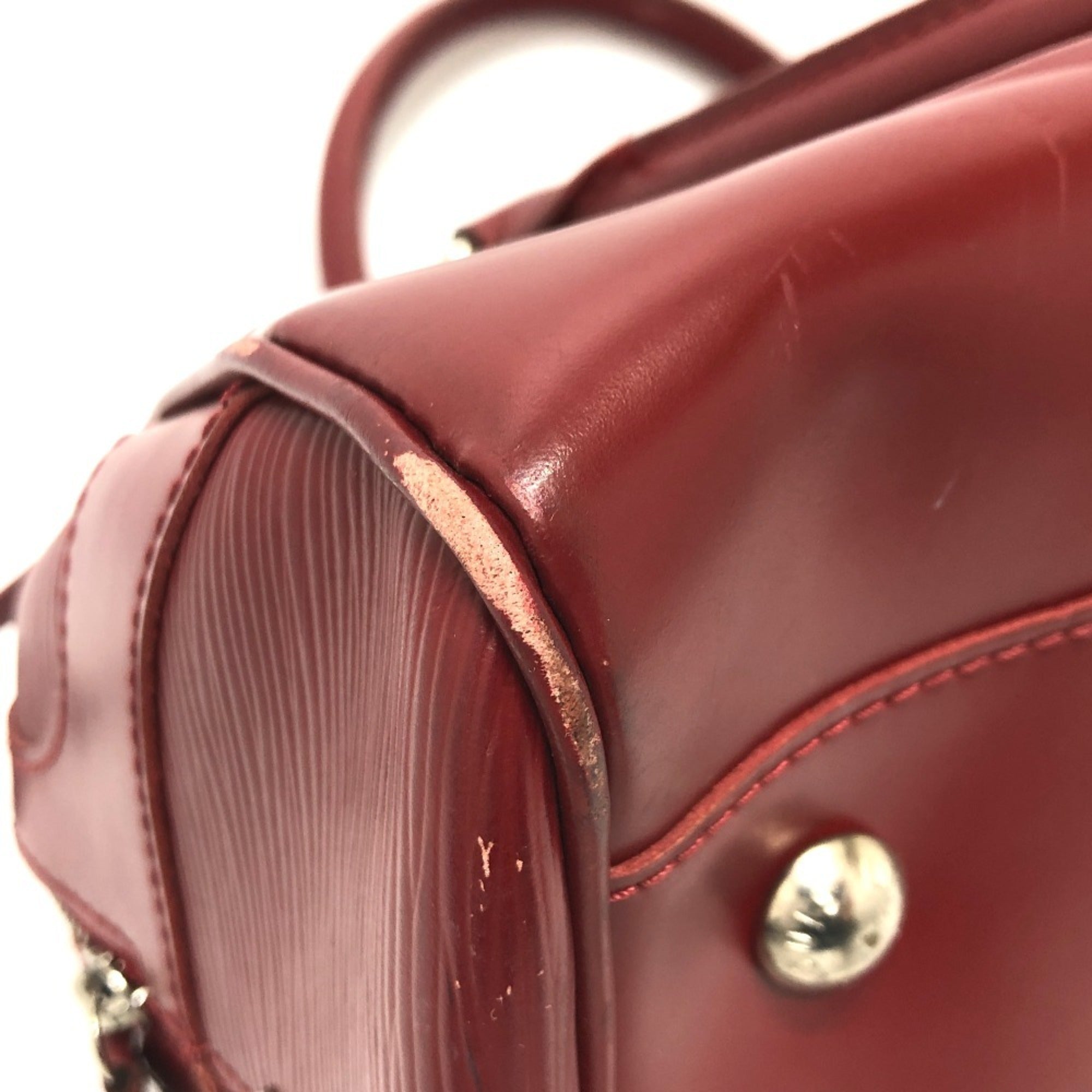 Louis Vuitton Epi Red Color Epi Leather Boston Bag Handbag (Pre-Owned)