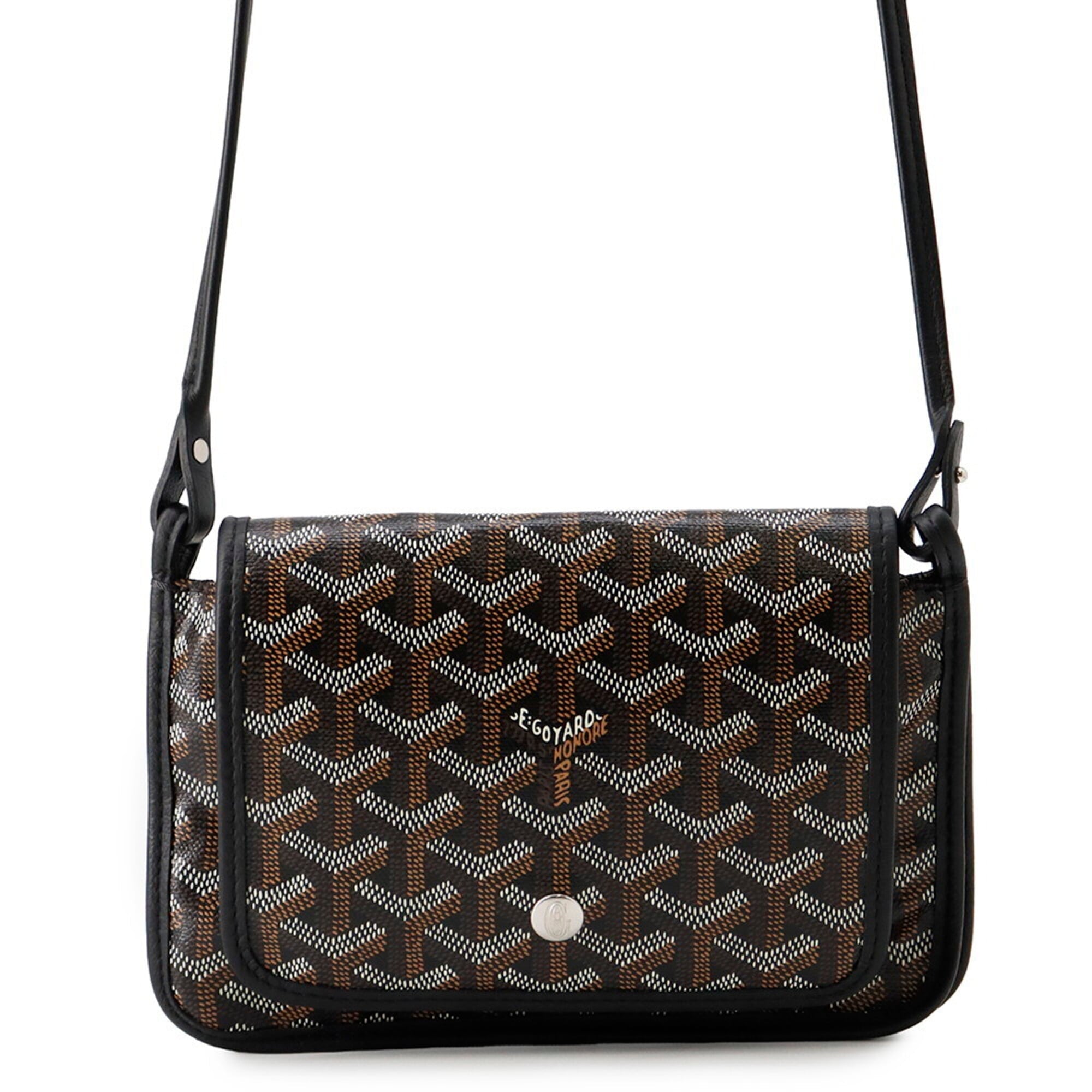 Goyard Black Pvc Leather Handbag Shoulder Bag (Pre-Owned)