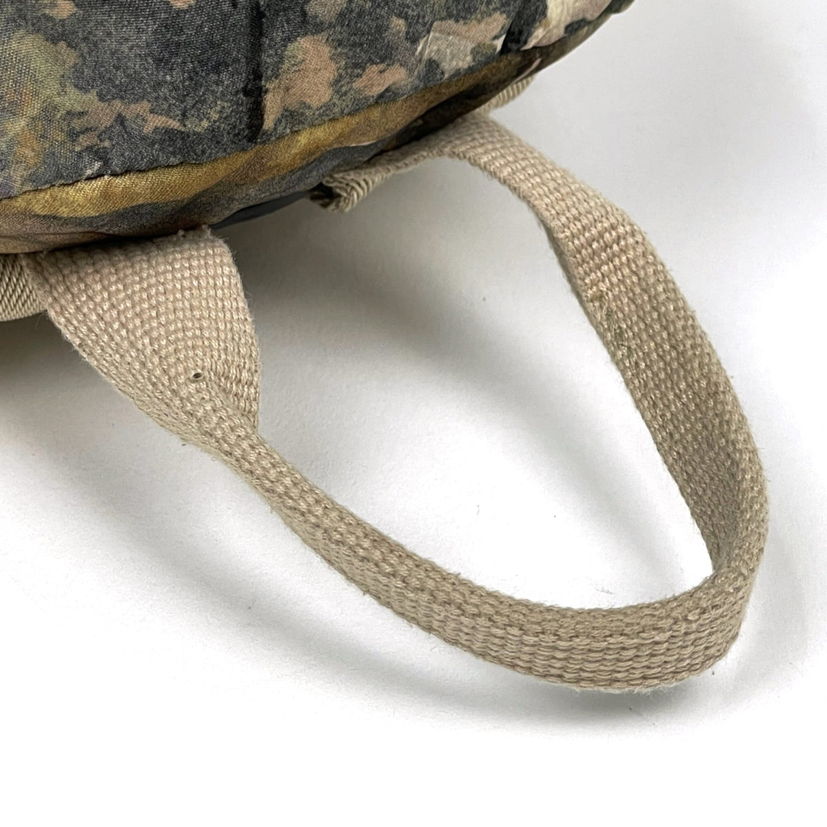 Gucci Beige Multi-Color Nylon Leather Backpack (Pre-Owned)