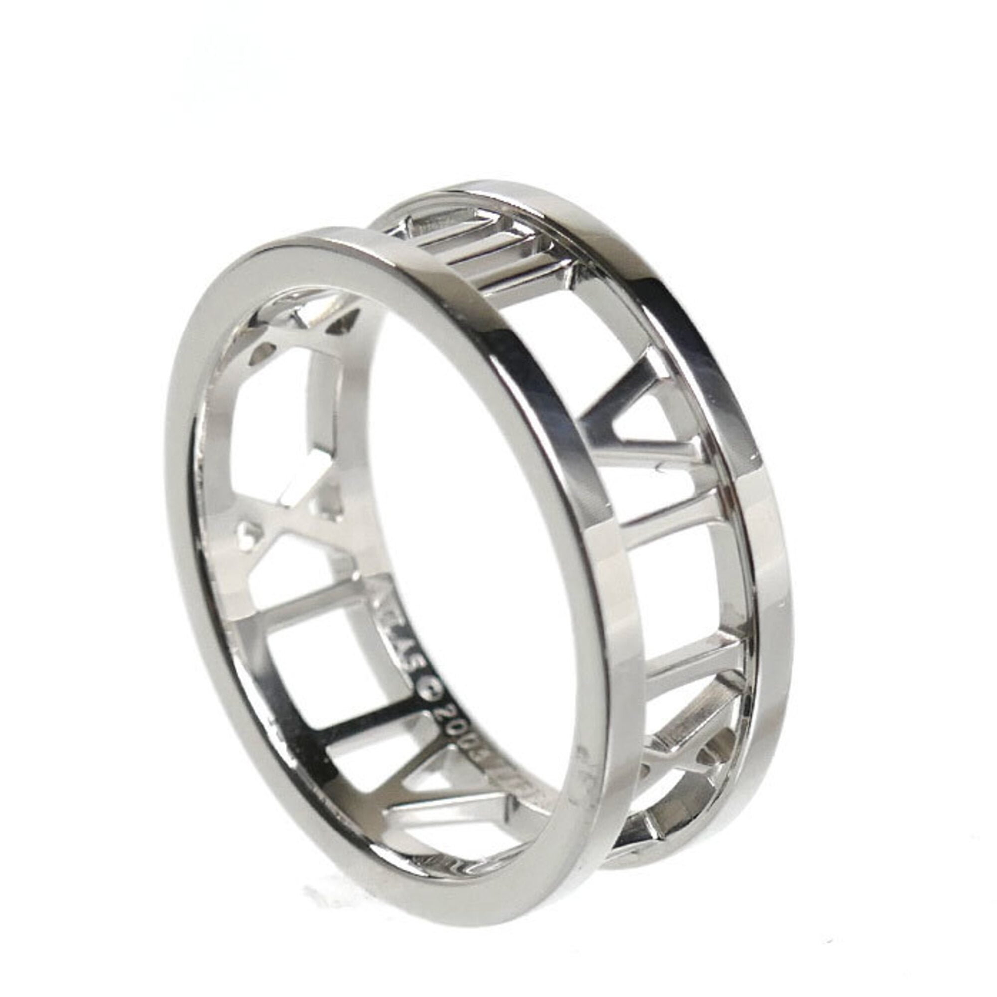 Tiffany White Gold (18K) Band Ring (Pre-Owned)