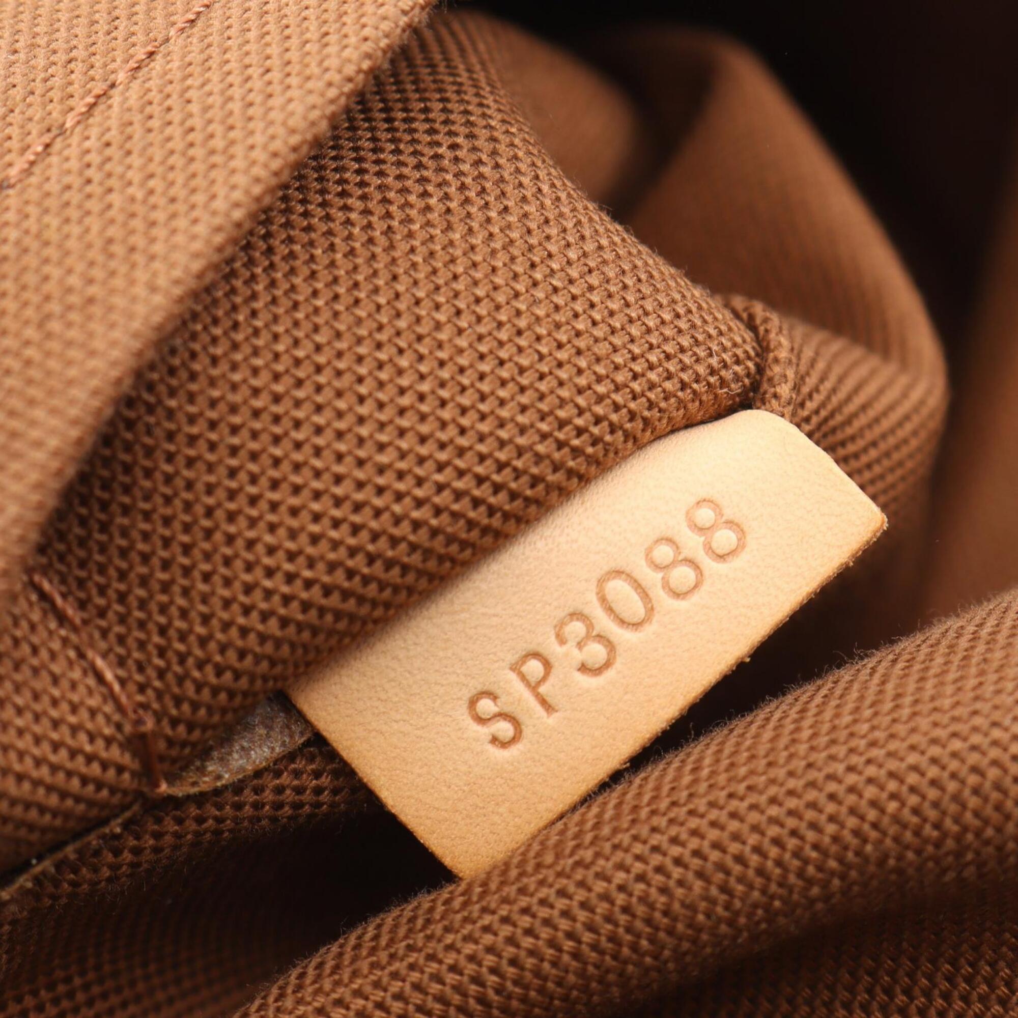 Louis Vuitton Brown Monogram Coated Canvas Leather Handbag (Pre-Owned)