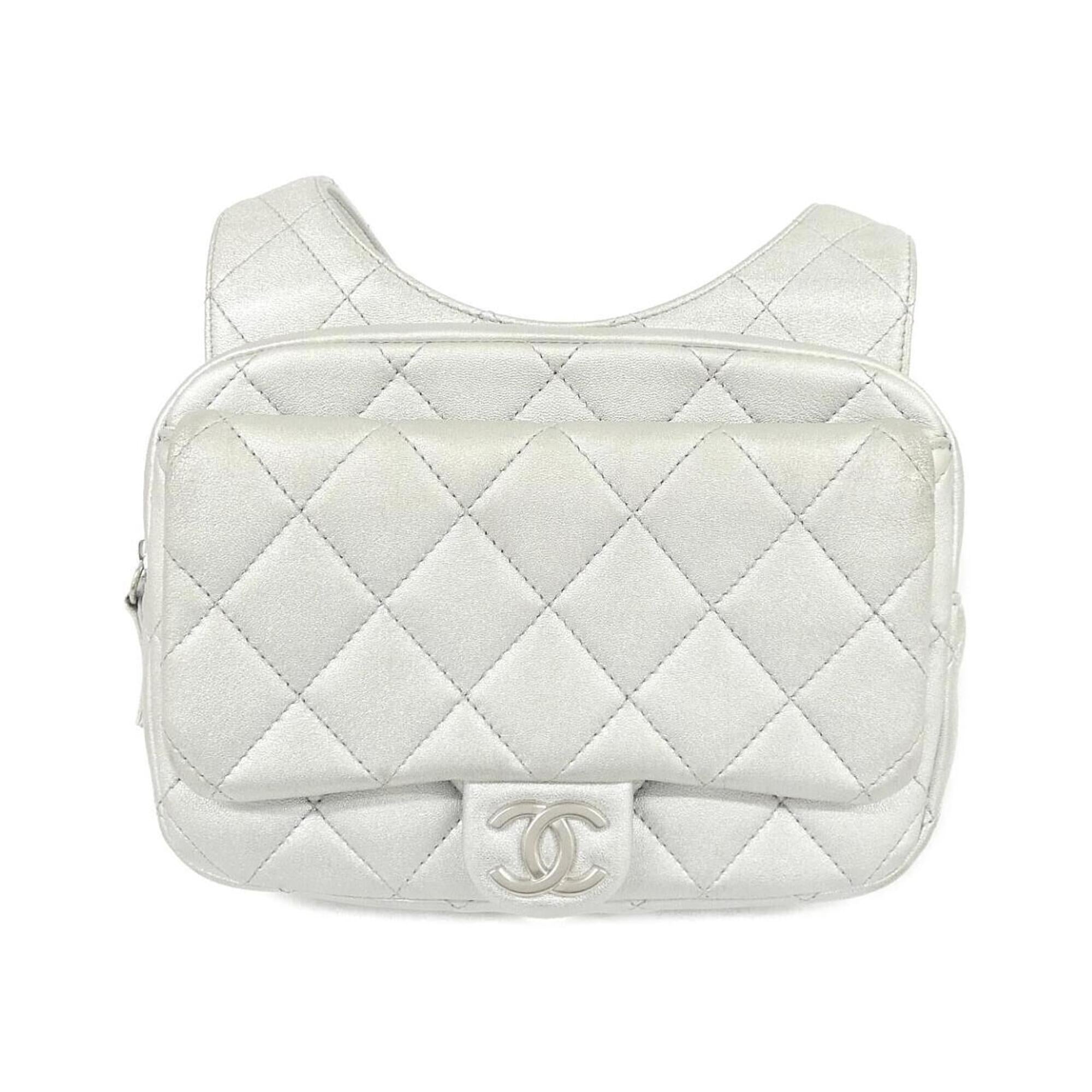 Chanel Silver Backpack (Pre-Owned)