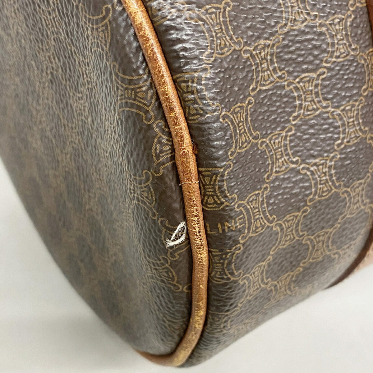 Celine Brown Pvc Handbag (Pre-Owned)