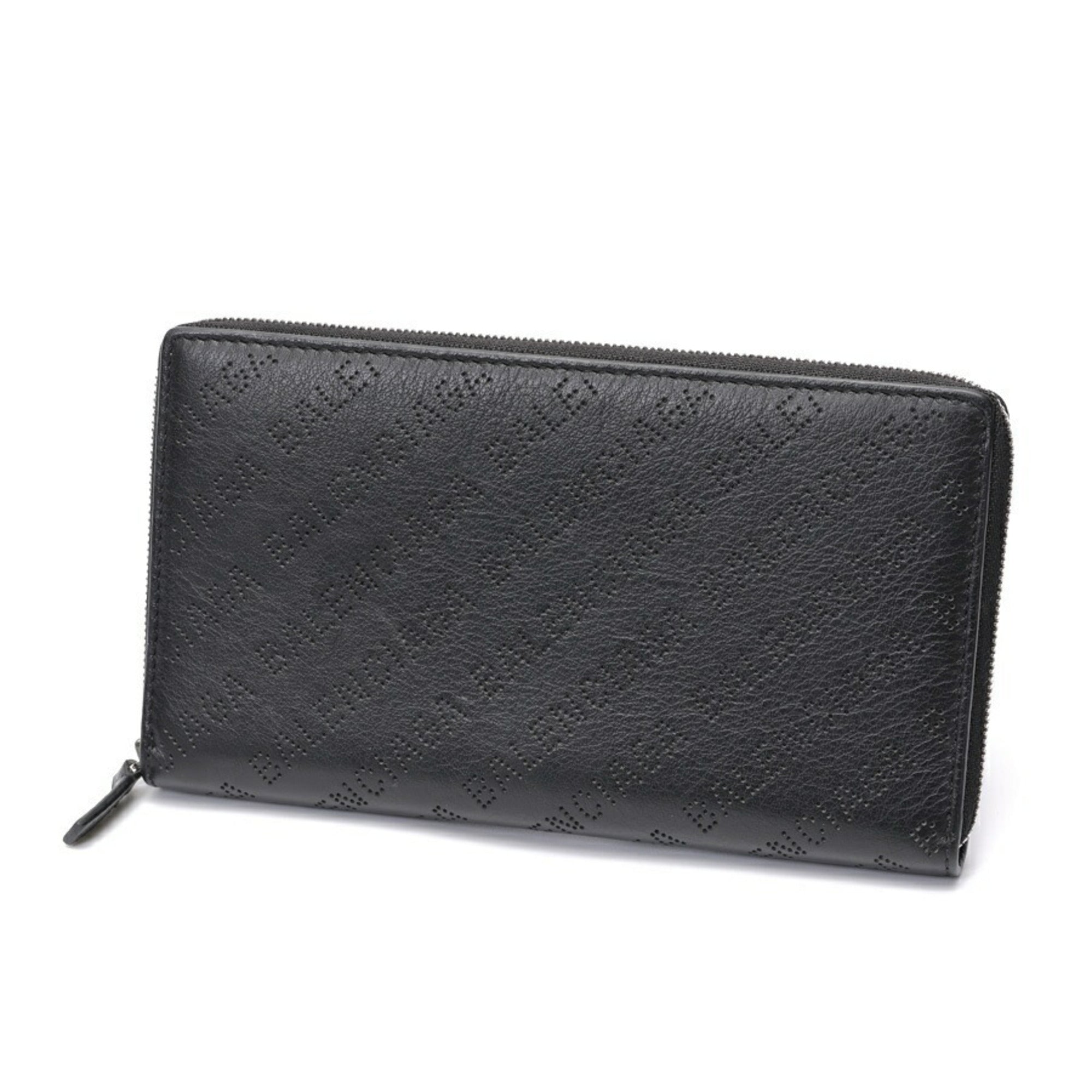 Balenciaga Black Leather Coin Purse/Coin Case (Pre-Owned)