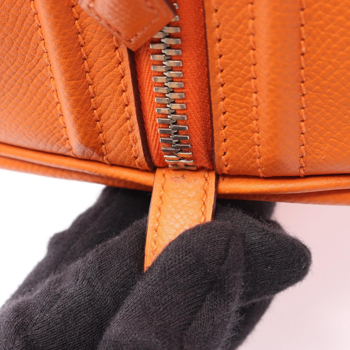Hermes Orange Epsom Leather Handbag (Pre-Owned)
