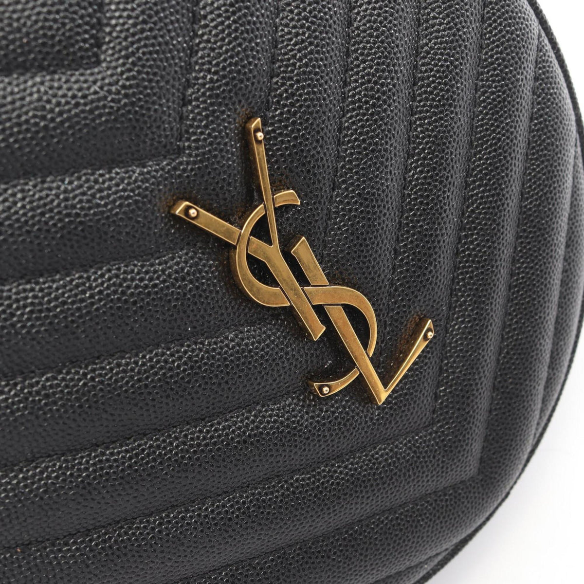 Yves Saint Laurent Black Leather Handbag Shoulder Bag (Pre-Owned)