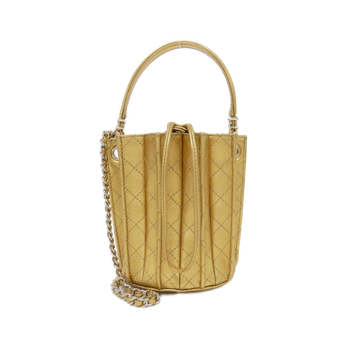 Chanel Gold Handbag (Pre-Owned)